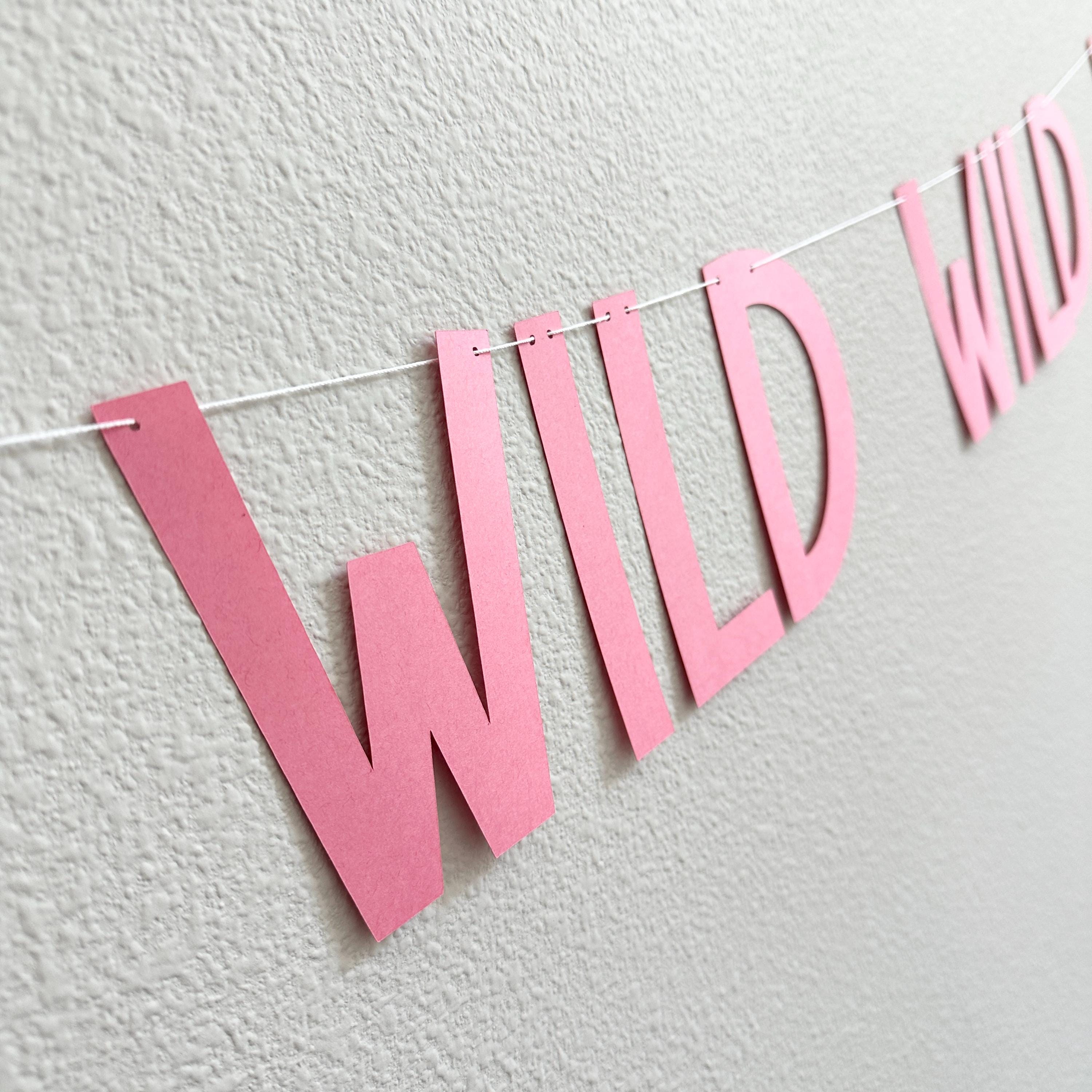 Wild Wild Wifey Banner for Bachelorette Party Decoration, Rustic Bridal Shower Sign, Fun Wedding Photo Prop, Boho Bride-to-Be Accessory