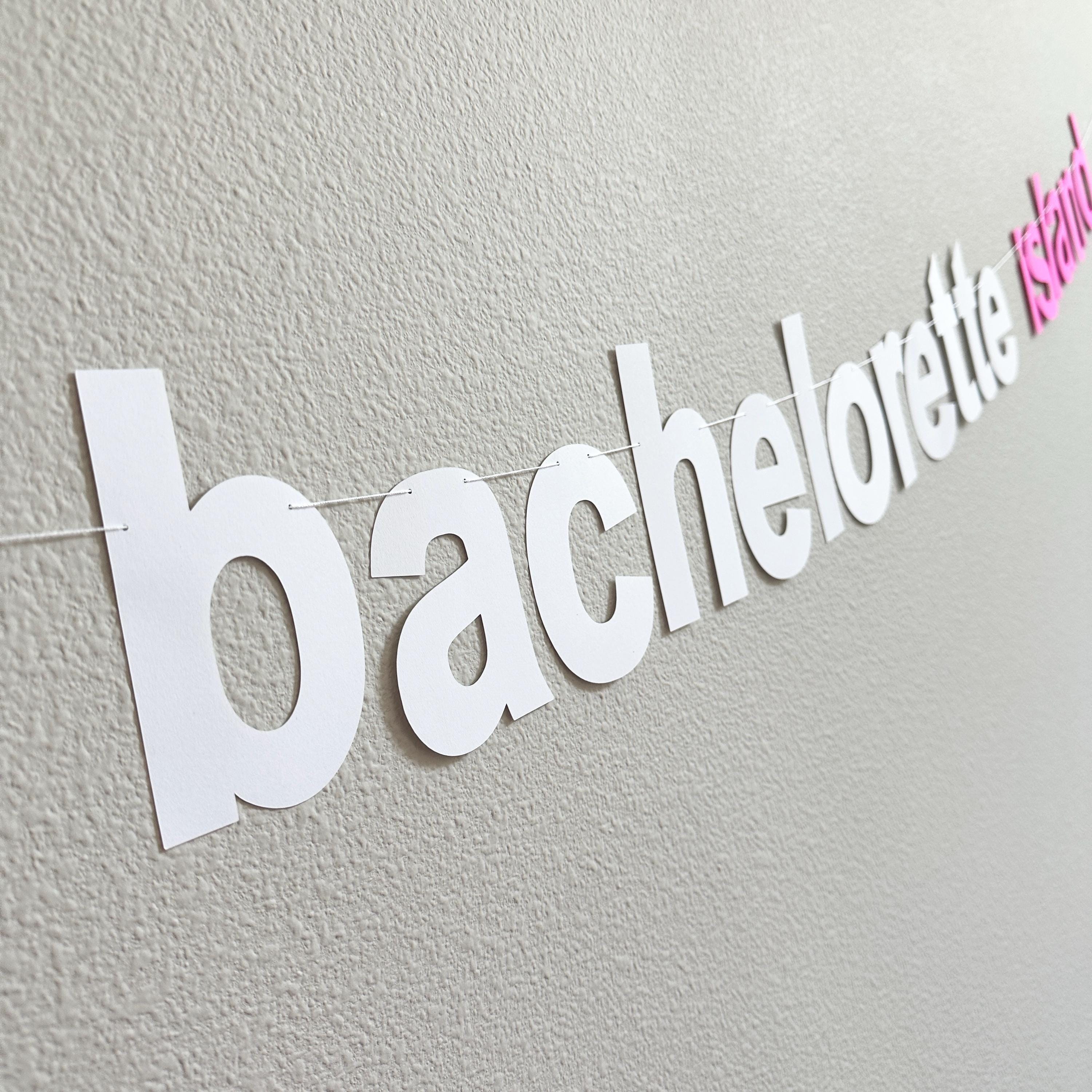Bachelorette Island, Island Themed Bachelorette Decorations, Bachelorette Party Ideas, Island Bachelorette Banner