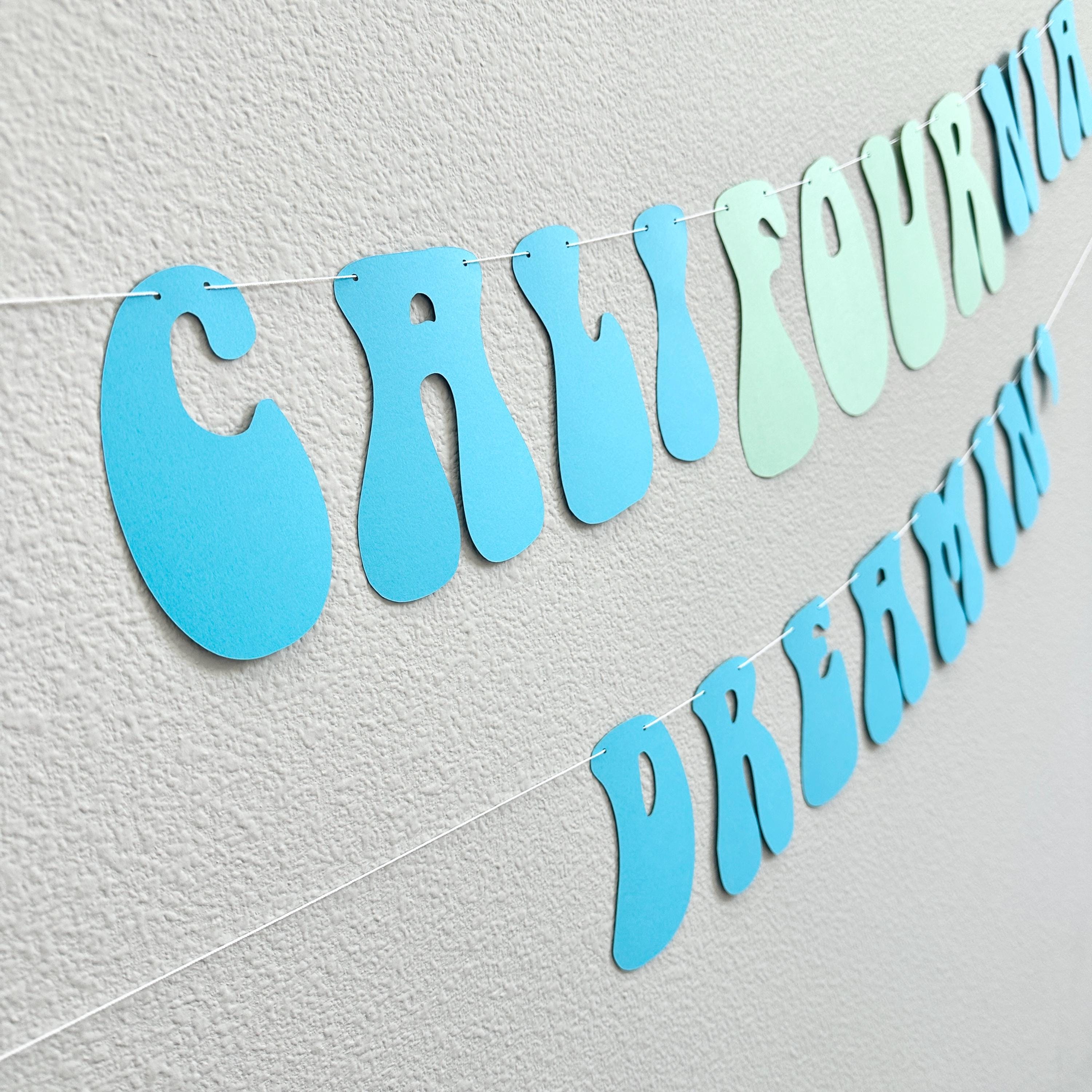 CaliFOURnia Dreamin&#39;, 4th Birthday Decorations, 4th Birthday Party, California Themed Fourth Birthday Party Decorations