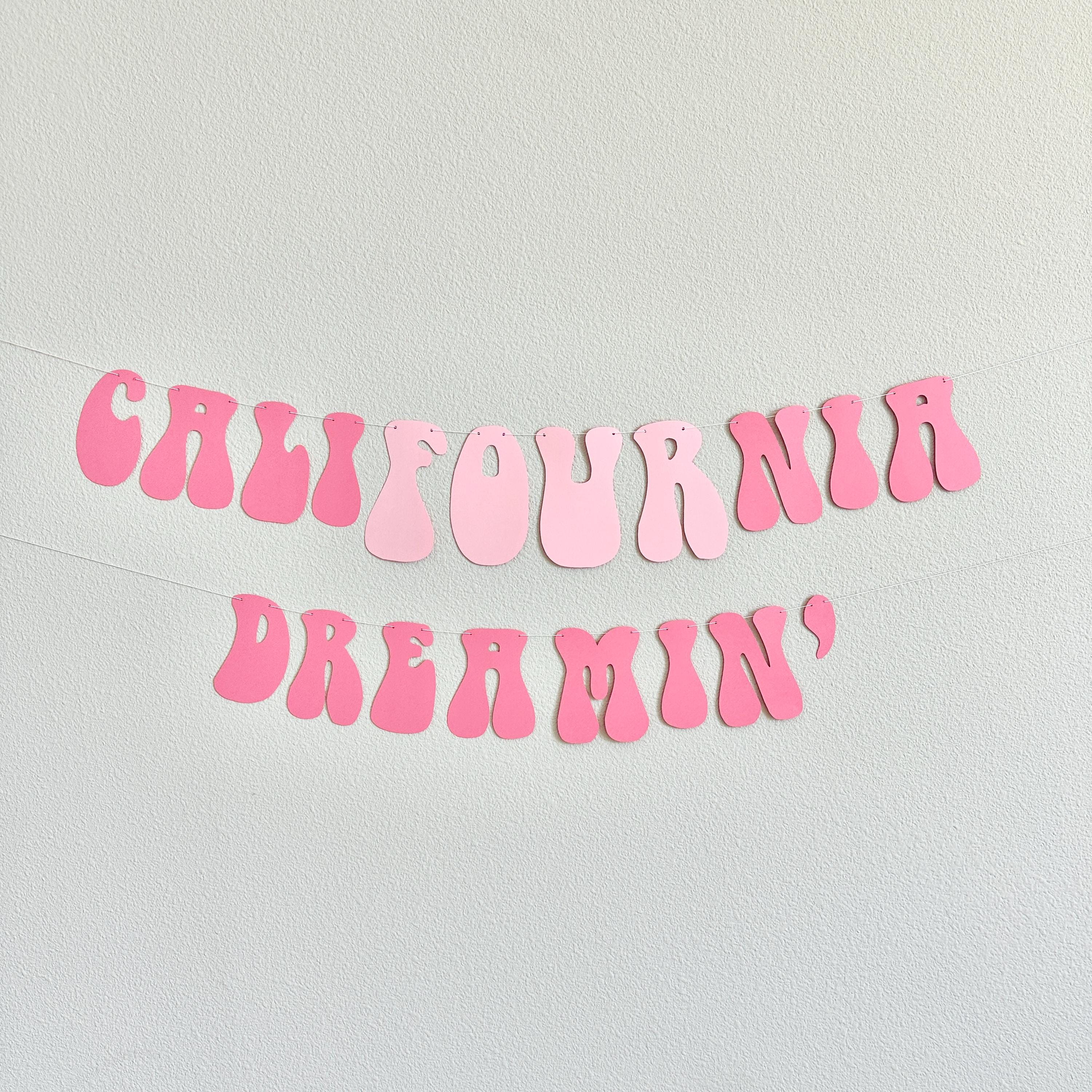 CaliFOURnia Dreamin&#39;, 4th Birthday Decorations, 4th Birthday Party, California Themed Fourth Birthday Party Decorations