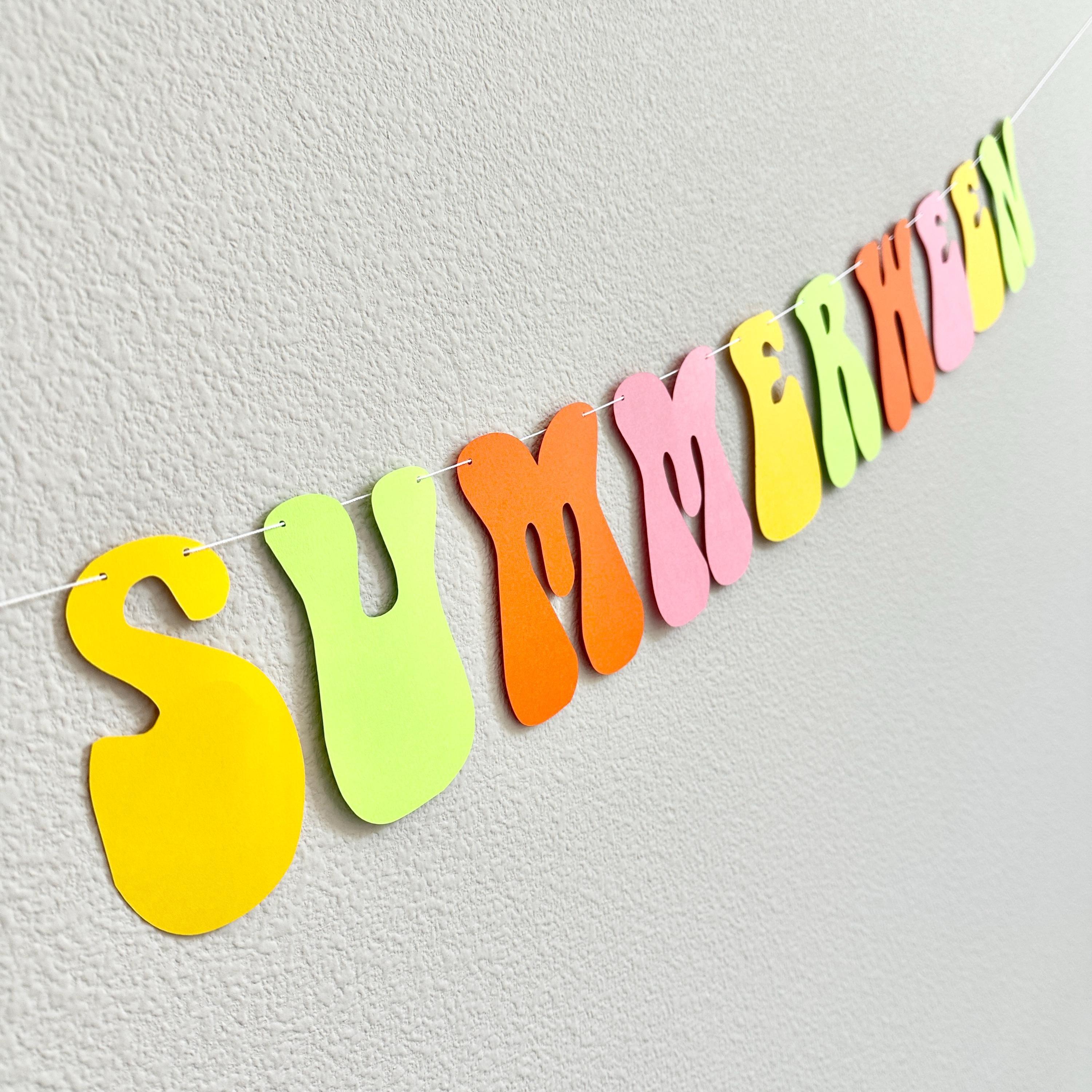 Happy Summerween, Summer Halloween Party Decorations, Summerween Decorations, Summerween Party Banner