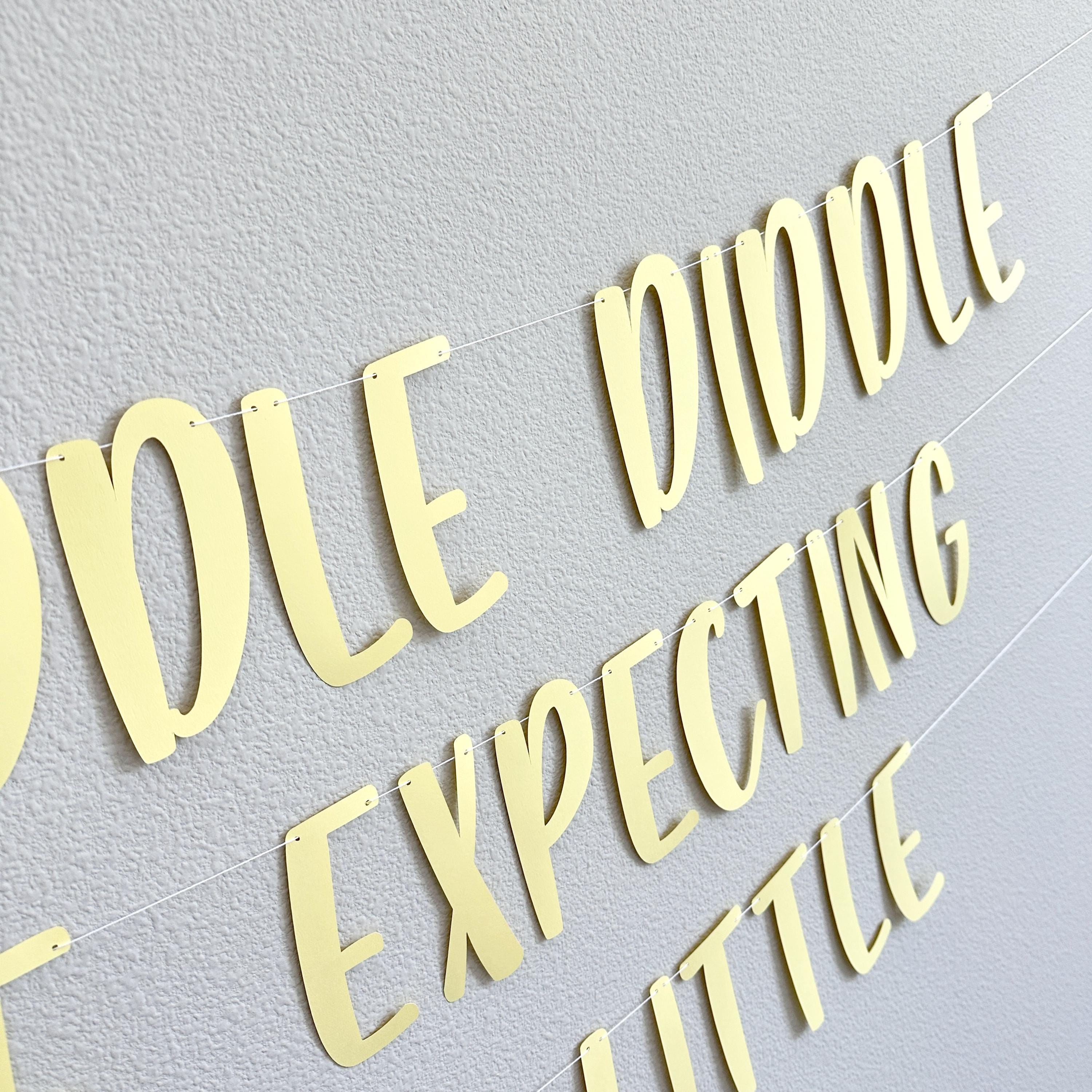 Hey Diddle Diddle We&#39;re Expecting Someone Little, Pregnancy Announcement Ideas, Baby Shower Decorations, Nursery Themed Baby Shower