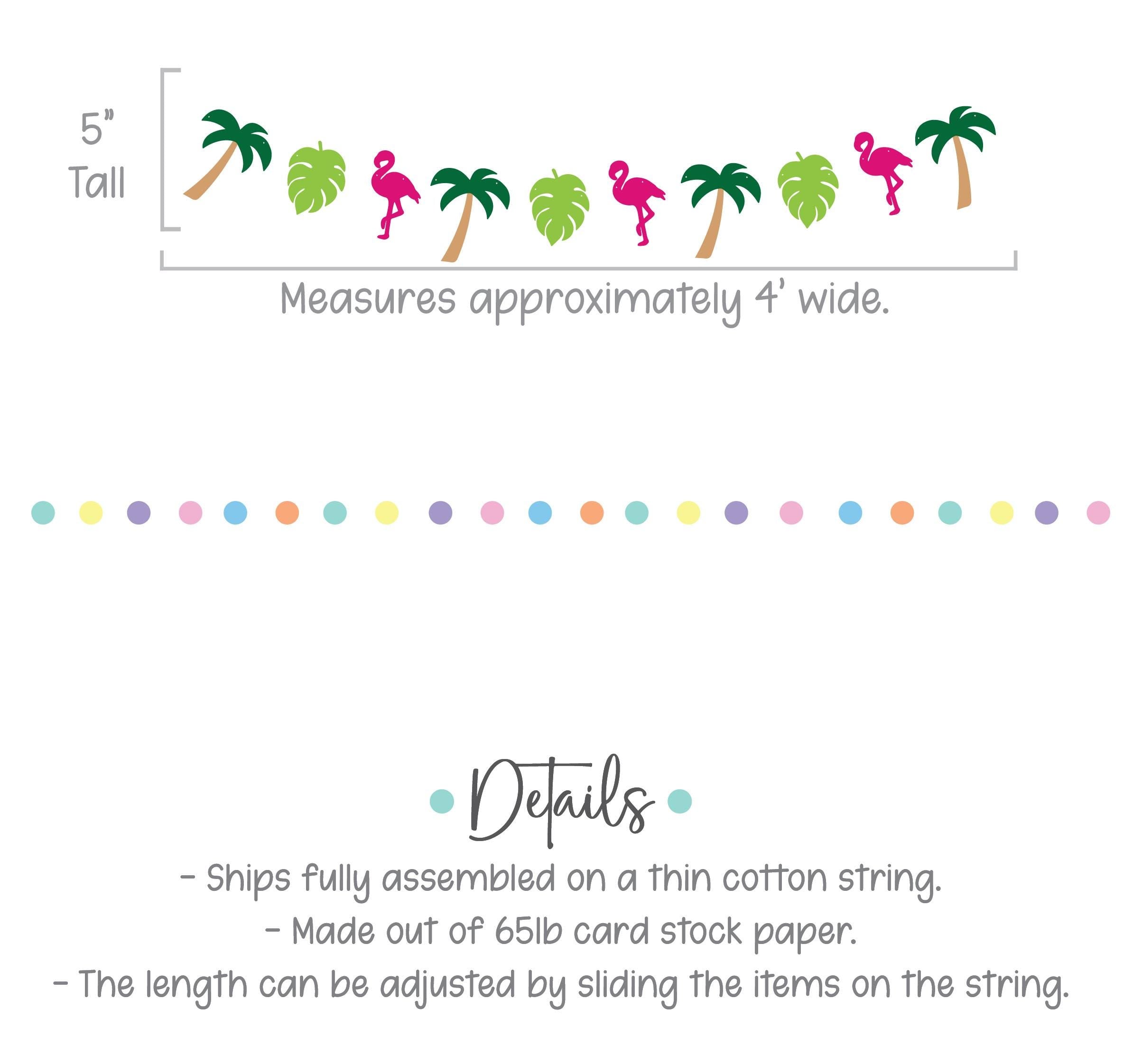 Custom Tropical Banner, Tropical Decorations, Tropical Themed Decorations, Summertime Decorations, Tropical Banner