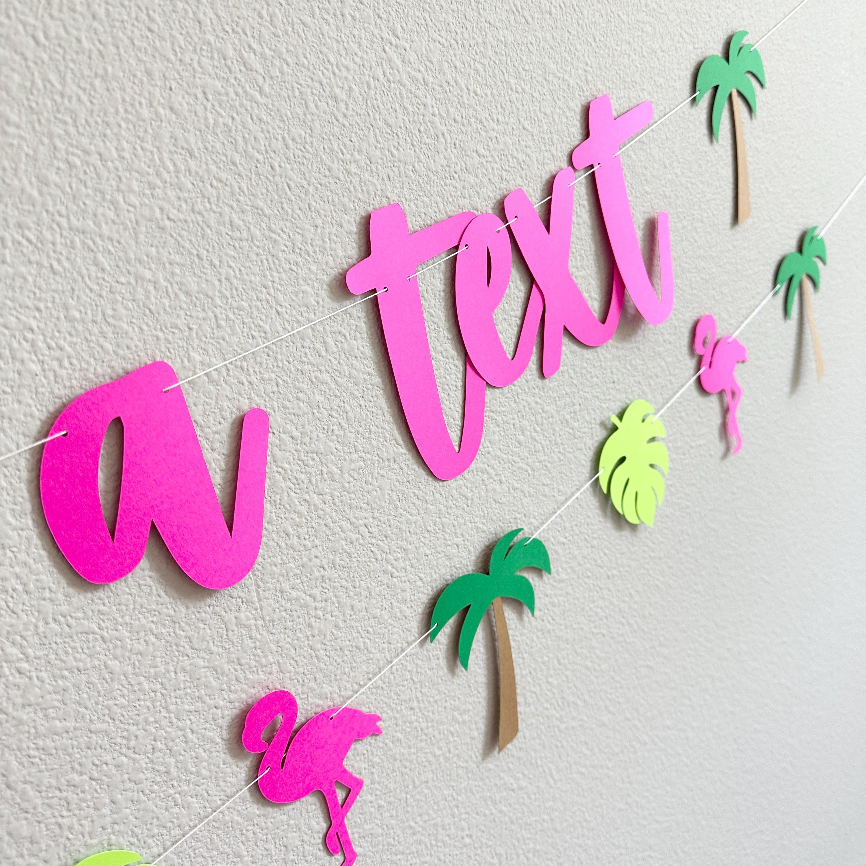 I Got A Text, I Got A Text Banner, Tropical Party Decorations, Island Themed Party Decorations, Bachelorette Party Backdrop