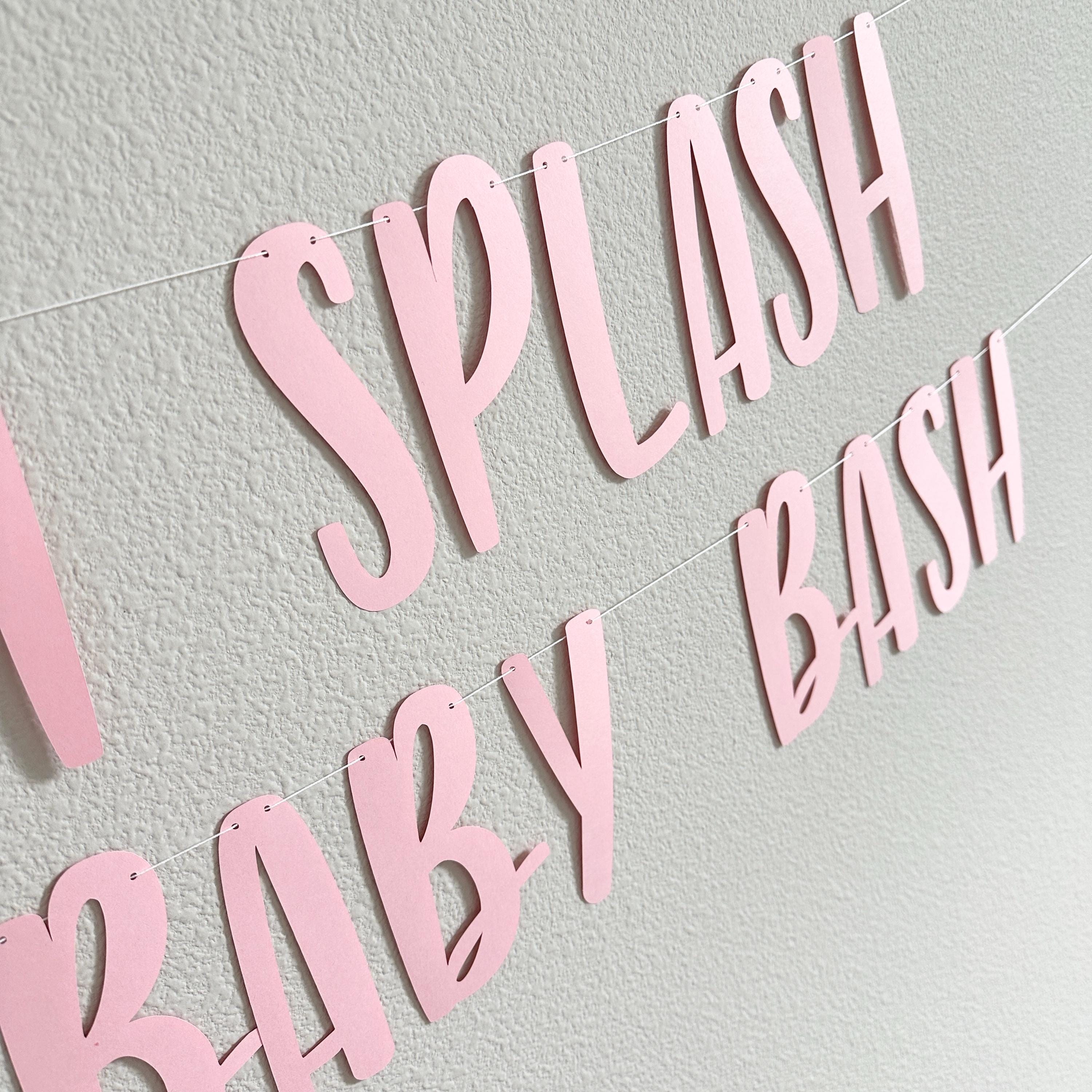 Splish Splash It&#39;s A Baby Bash, Baby Shower Decorations, Summer Baby Shower, Pool Party Baby Shower, Beach Themed Baby Shower