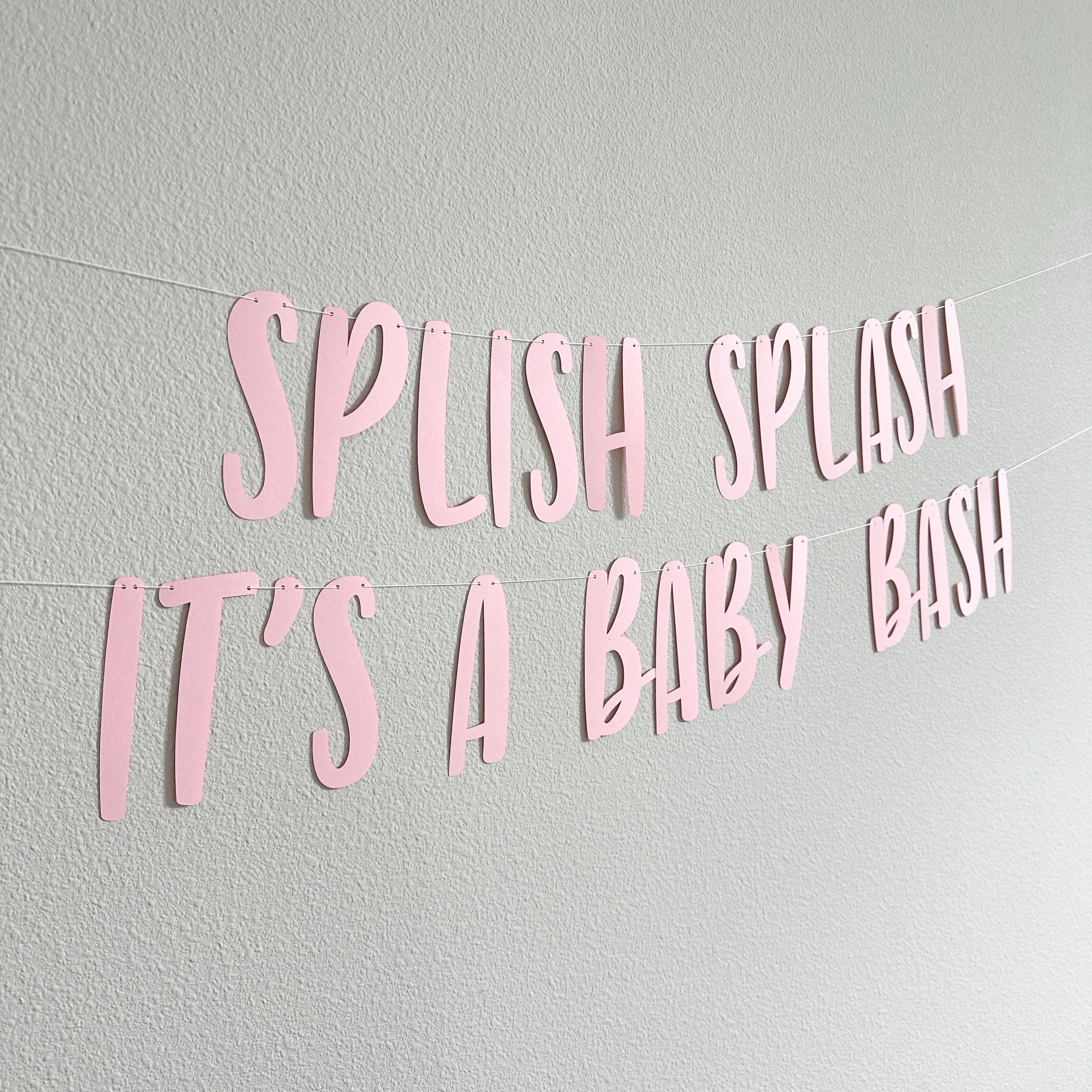 Splish Splash It&#39;s A Baby Bash, Baby Shower Decorations, Summer Baby Shower, Pool Party Baby Shower, Beach Themed Baby Shower