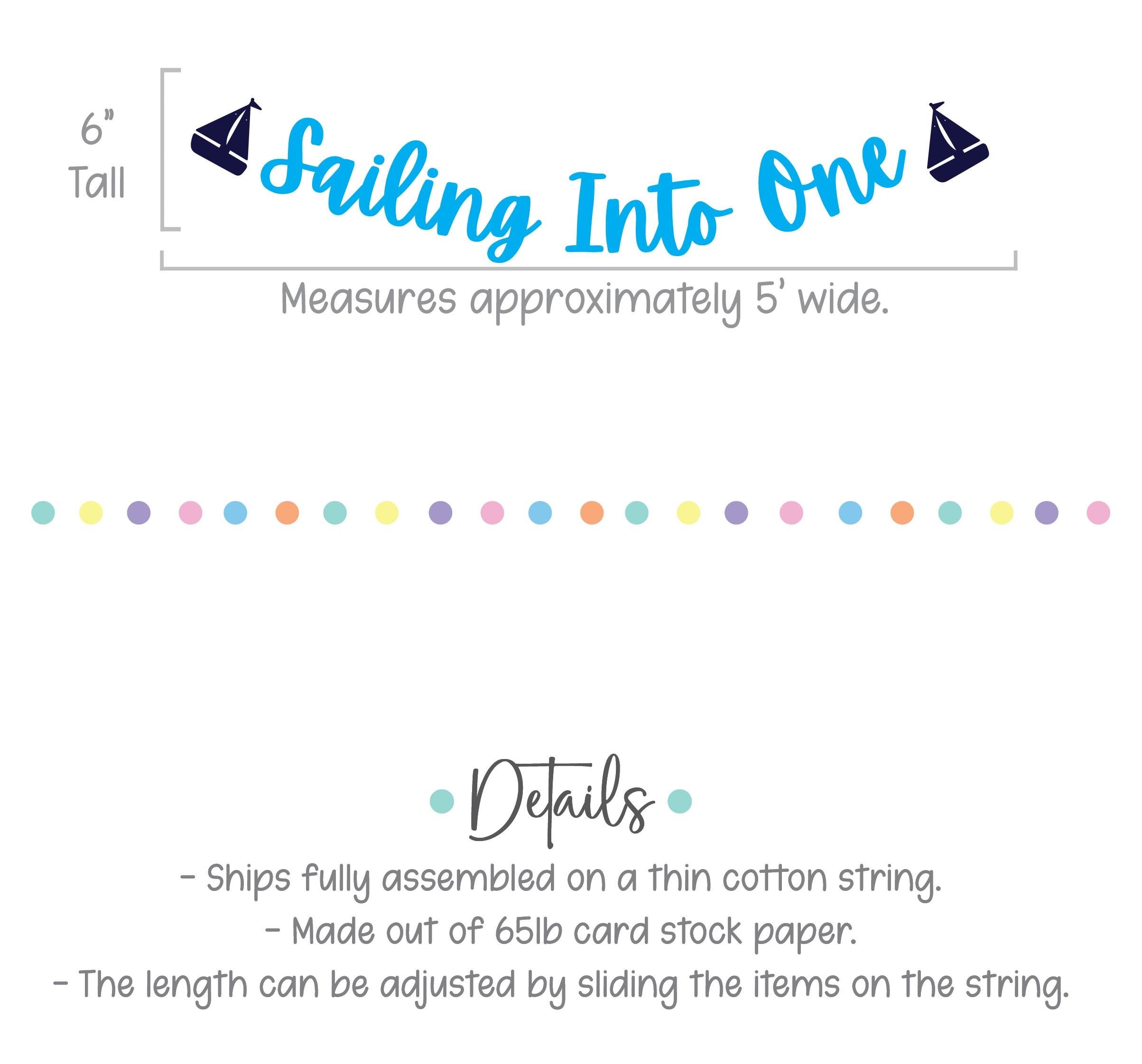 Sailing Into One, 1st Birthday Ideas, 1st Birthday Sailing Theme, Sailing Into One Decorations, Sailboat 1st Birthday Party Decorations