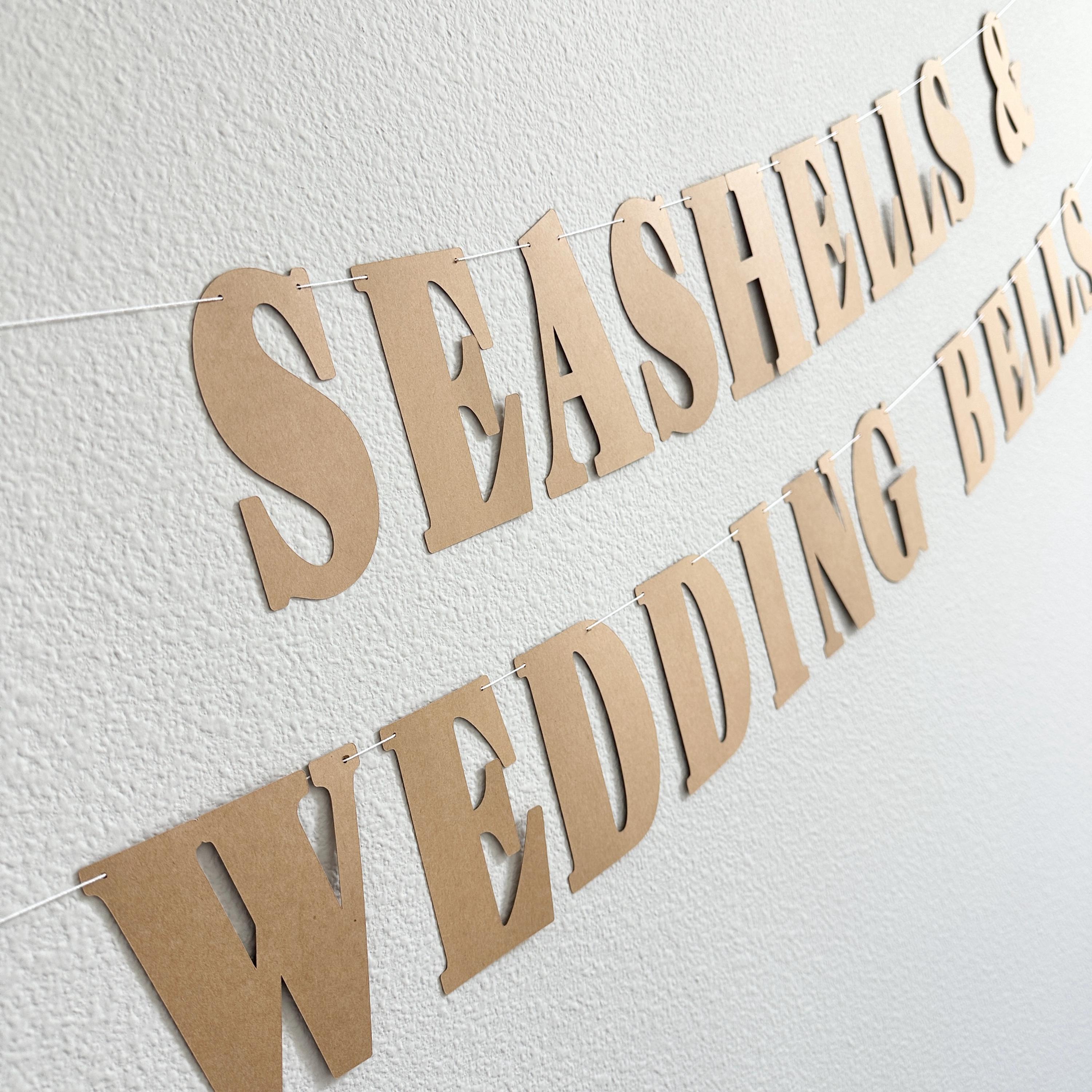 Seashells & Wedding Bells, Nautical Bridal Shower, Nautical Themed Bachelorette Party, Seashells Bachelorette Decorations