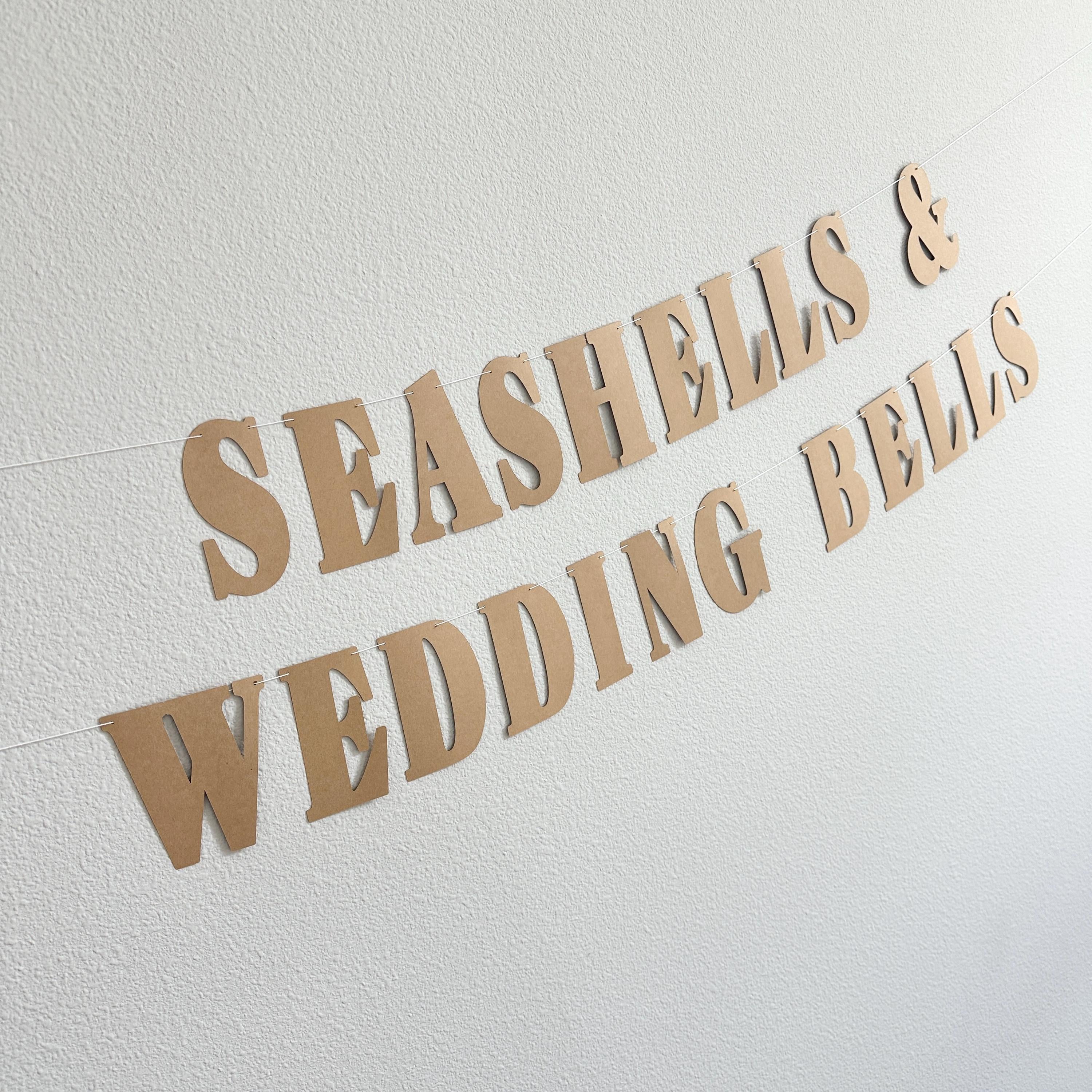 Seashells & Wedding Bells, Nautical Bridal Shower, Nautical Themed Bachelorette Party, Seashells Bachelorette Decorations