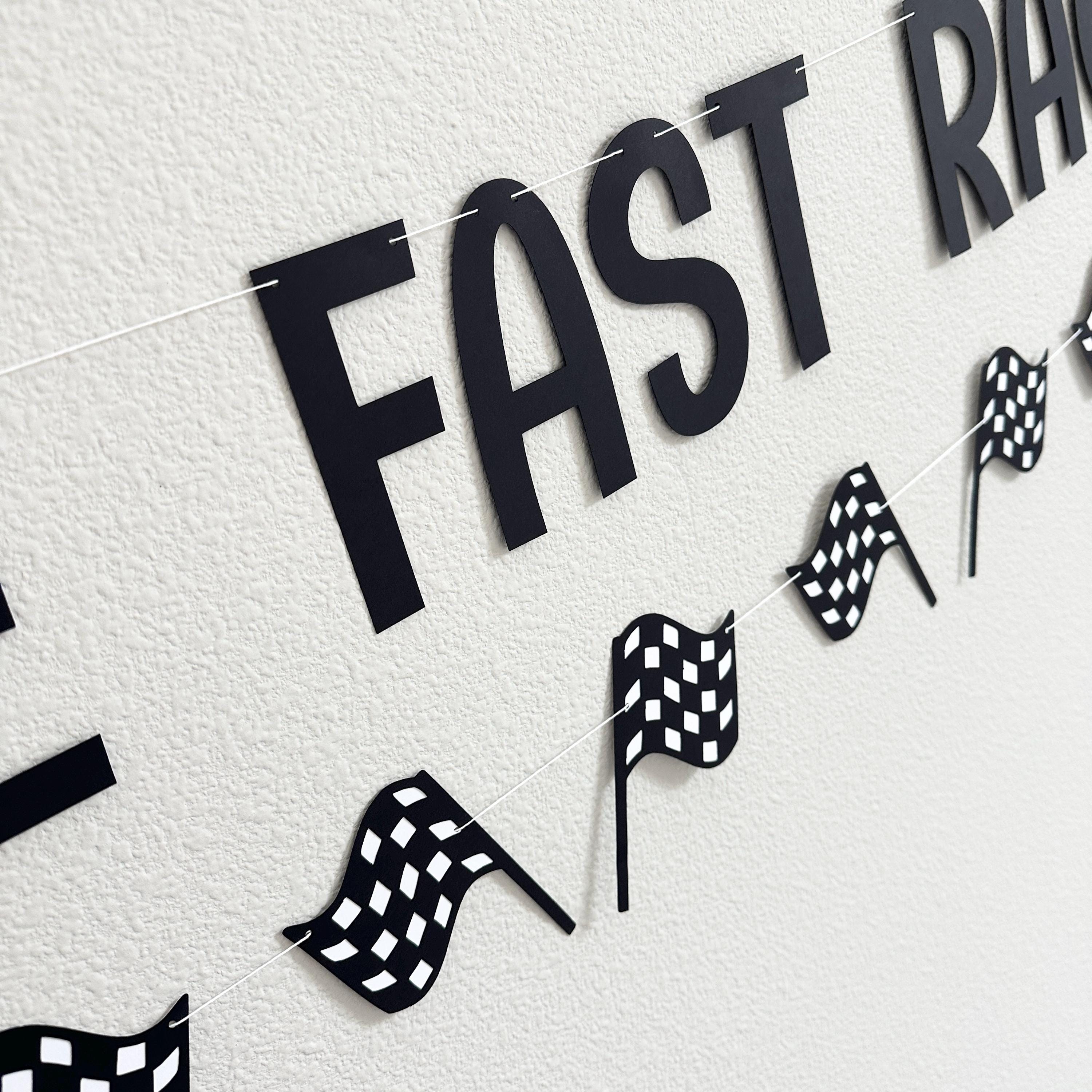 One Fast Race, 1st Birthday Decorations, Racing Themed First Birthday Party, Race Car 1st Birthday, Racing Birthday Party Decorations