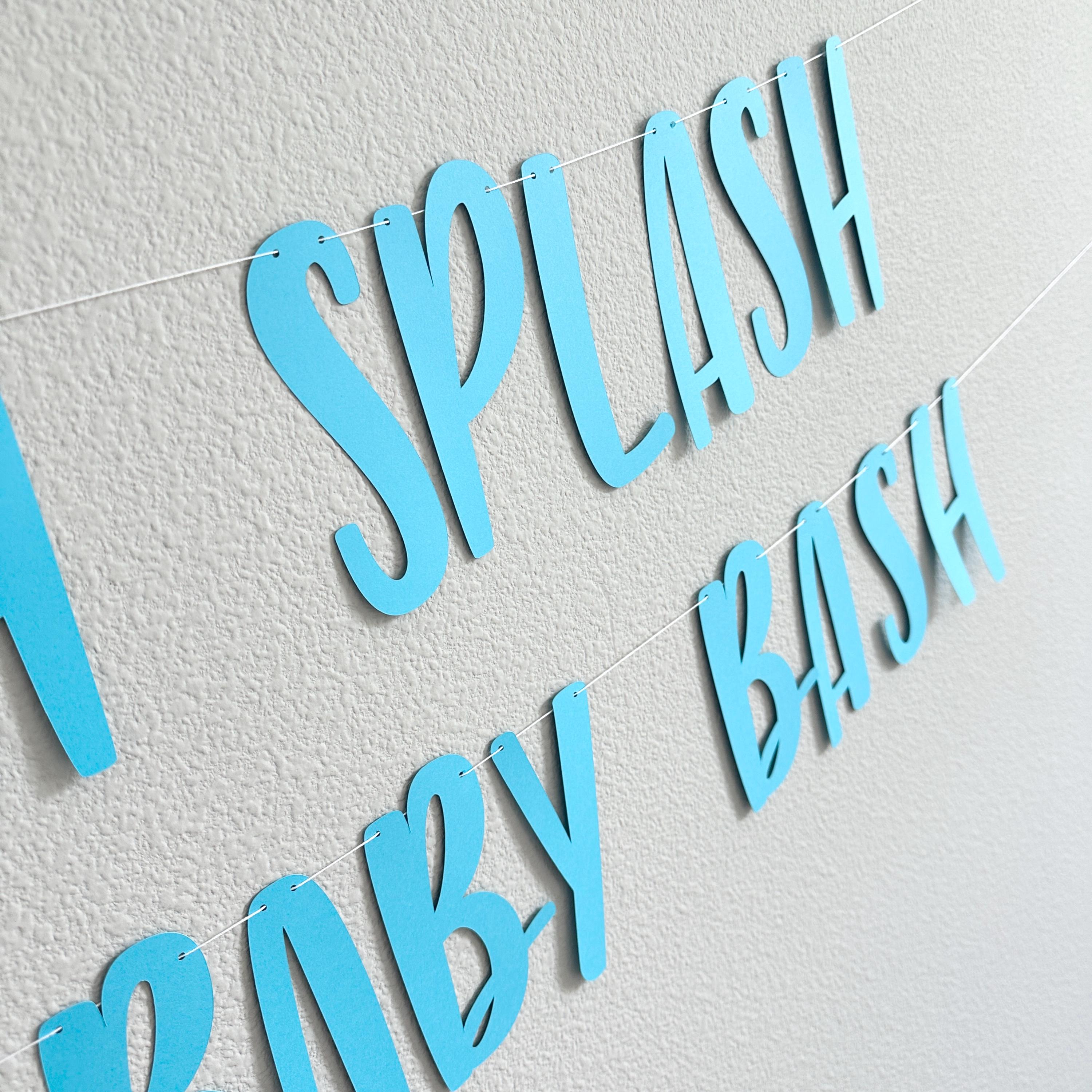 Splish Splash It&#39;s A Baby Bash, Baby Shower Decorations, Summer Baby Shower, Pool Party Baby Shower, Beach Themed Baby Shower