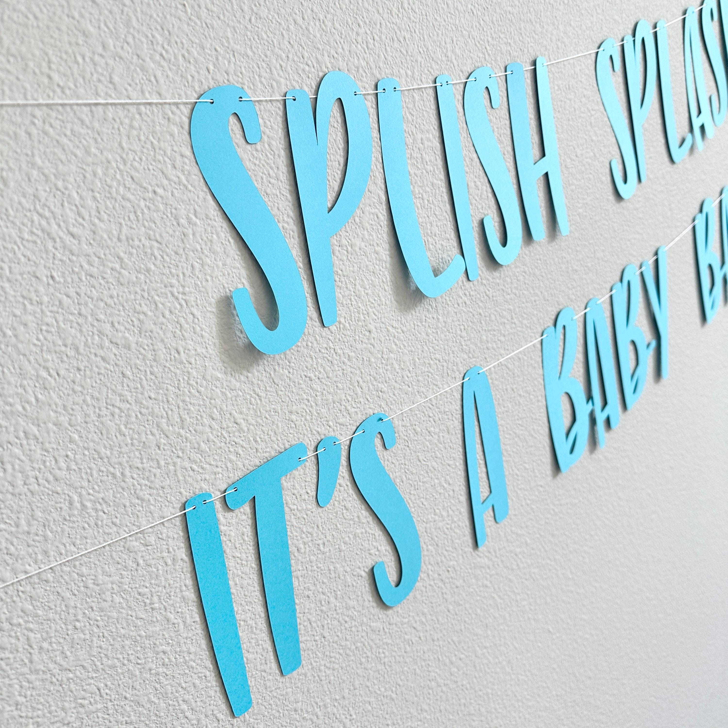 Splish Splash It&#39;s A Baby Bash, Baby Shower Decorations, Summer Baby Shower, Pool Party Baby Shower, Beach Themed Baby Shower