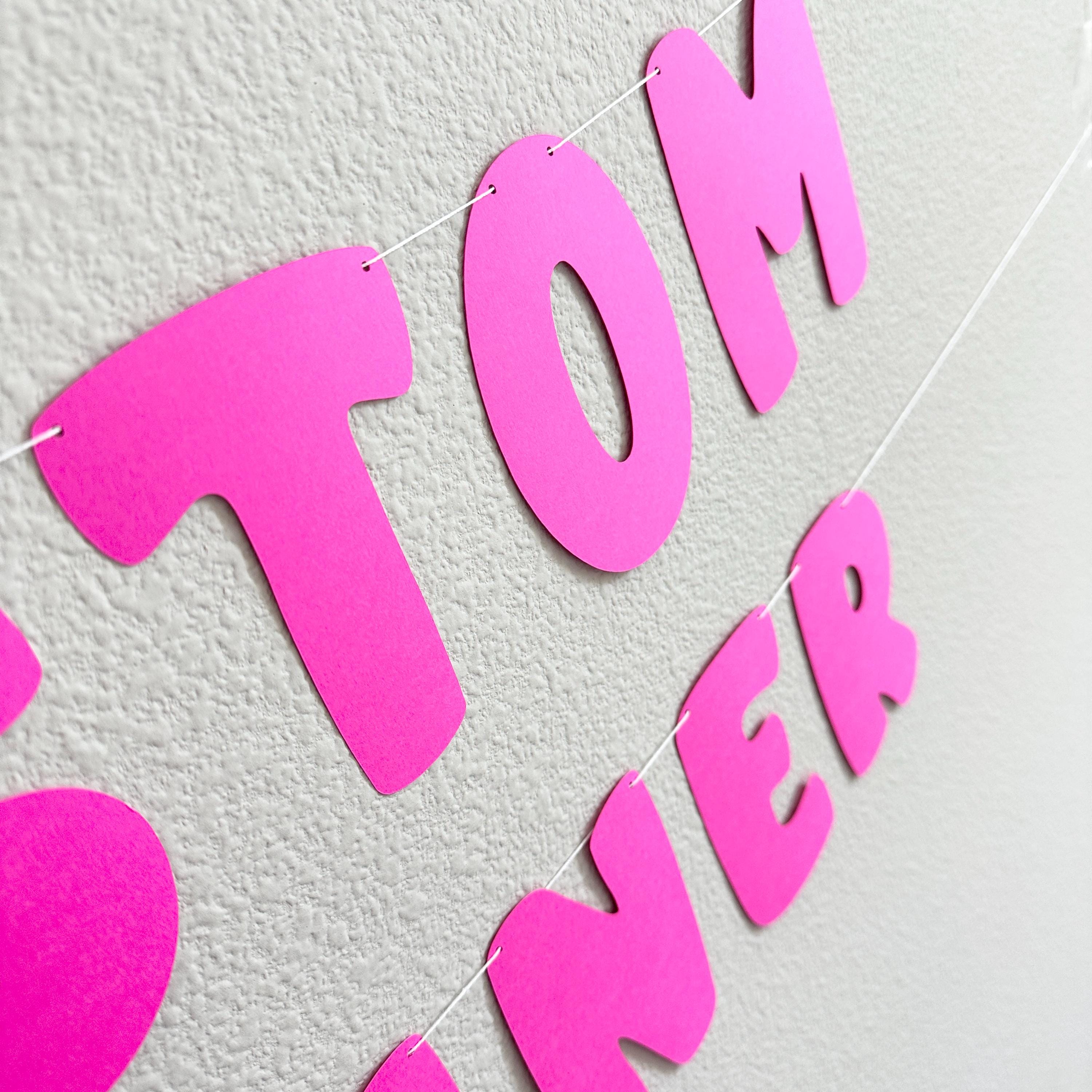 Custom Fuchsia Banner, Fuchsia Banner, Fuchsia Decorations, Fuchsia Party, Custom Banner, Personalized Fuchsia Banner