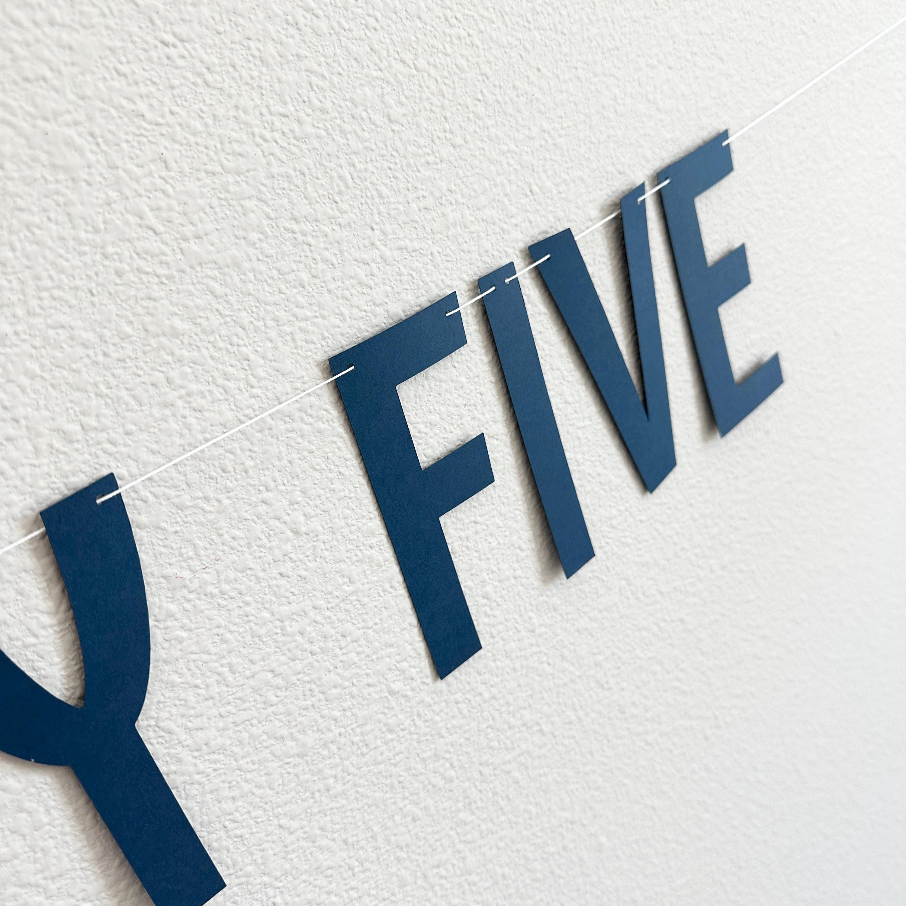 O-Fish-Ally Five, 5th Birthday Banner, Fish Themed Birthday Decorations, Fish Birthday, 5th birthday Party Ideas, Boys 5th Birthday