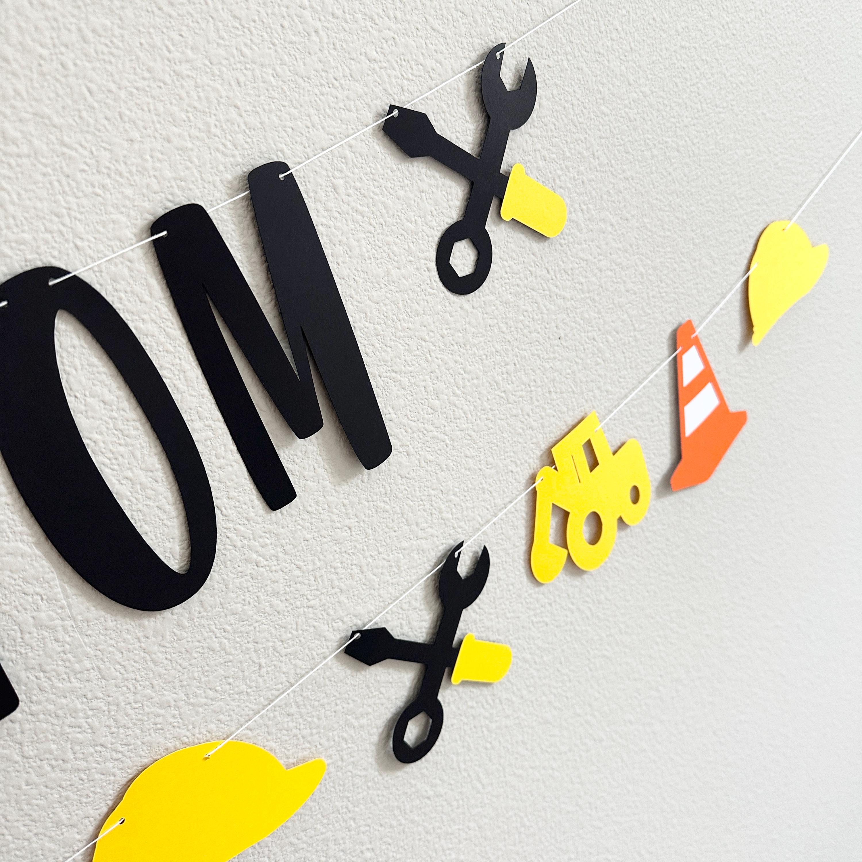 Custom Construction Banner, Construction Theme, Construction Decorations, Construction Birthday, Construction Party Sign