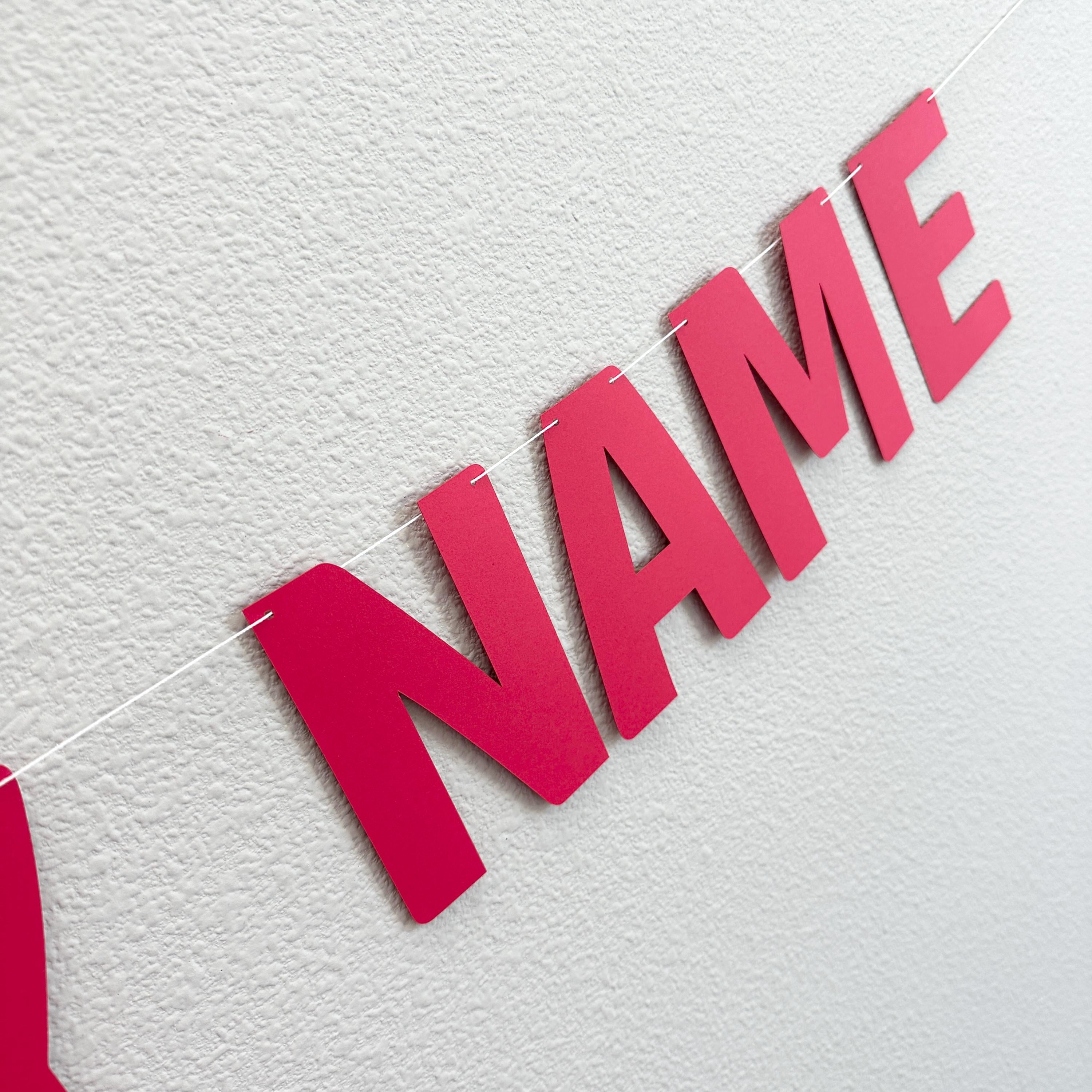 Red Happy Birthday Banner, Red Birthday Decorations, Red Birthday Celebration, Red Party Banner, Custom red Happy Birthday Sign