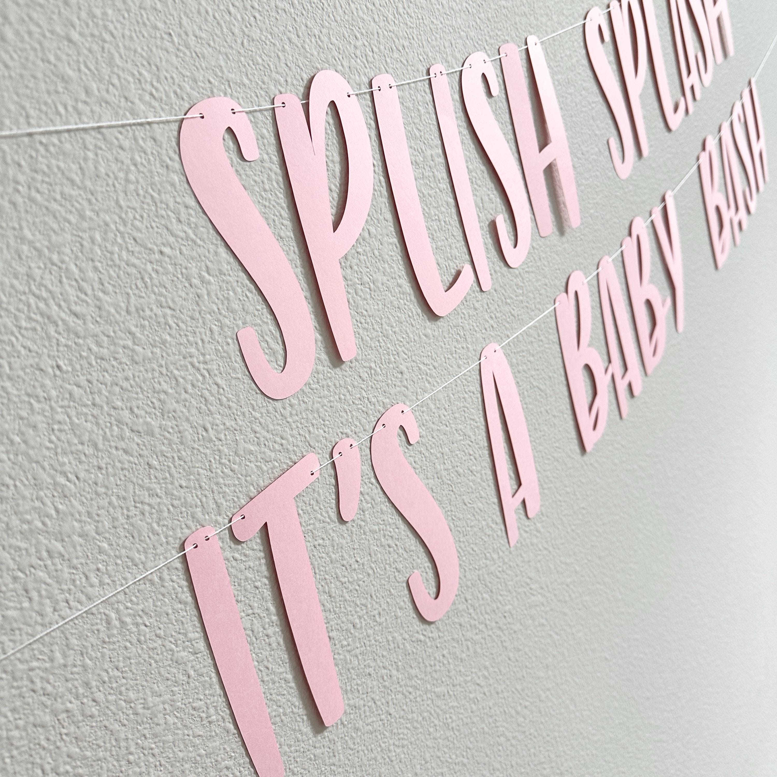 Splish Splash It&#39;s A Baby Bash, Baby Shower Decorations, Summer Baby Shower, Pool Party Baby Shower, Beach Themed Baby Shower