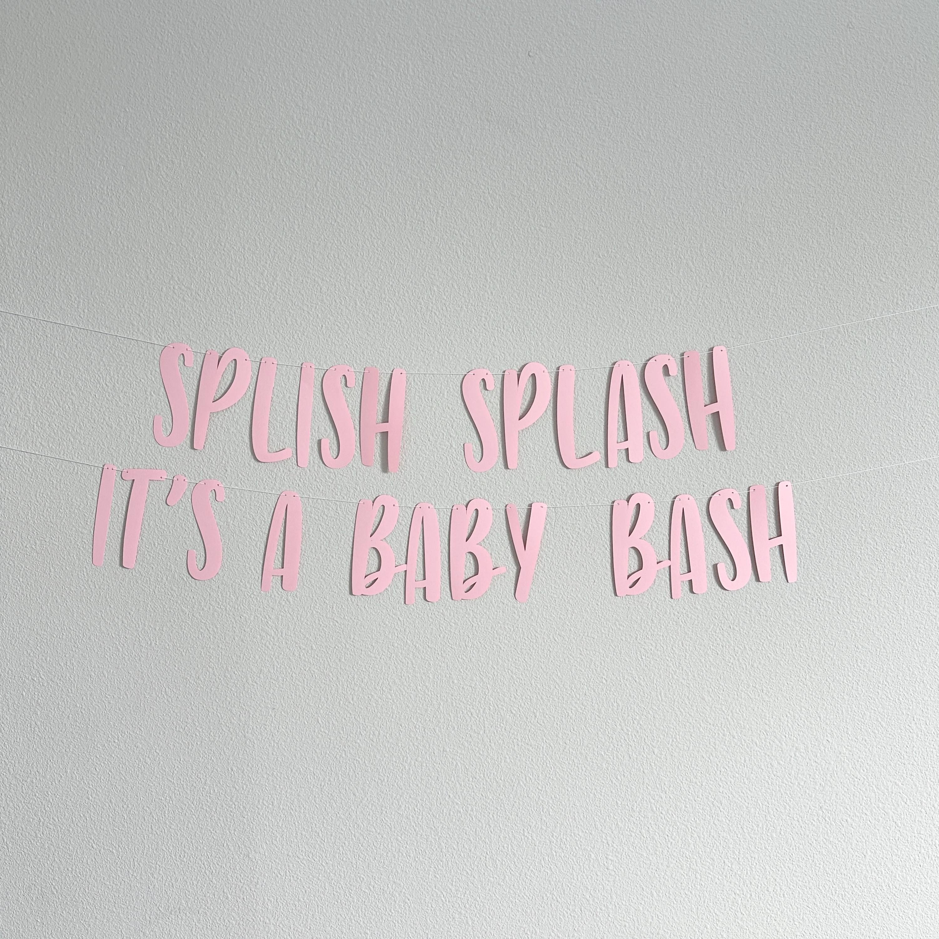 Splish Splash It&#39;s A Baby Bash, Baby Shower Decorations, Summer Baby Shower, Pool Party Baby Shower, Beach Themed Baby Shower