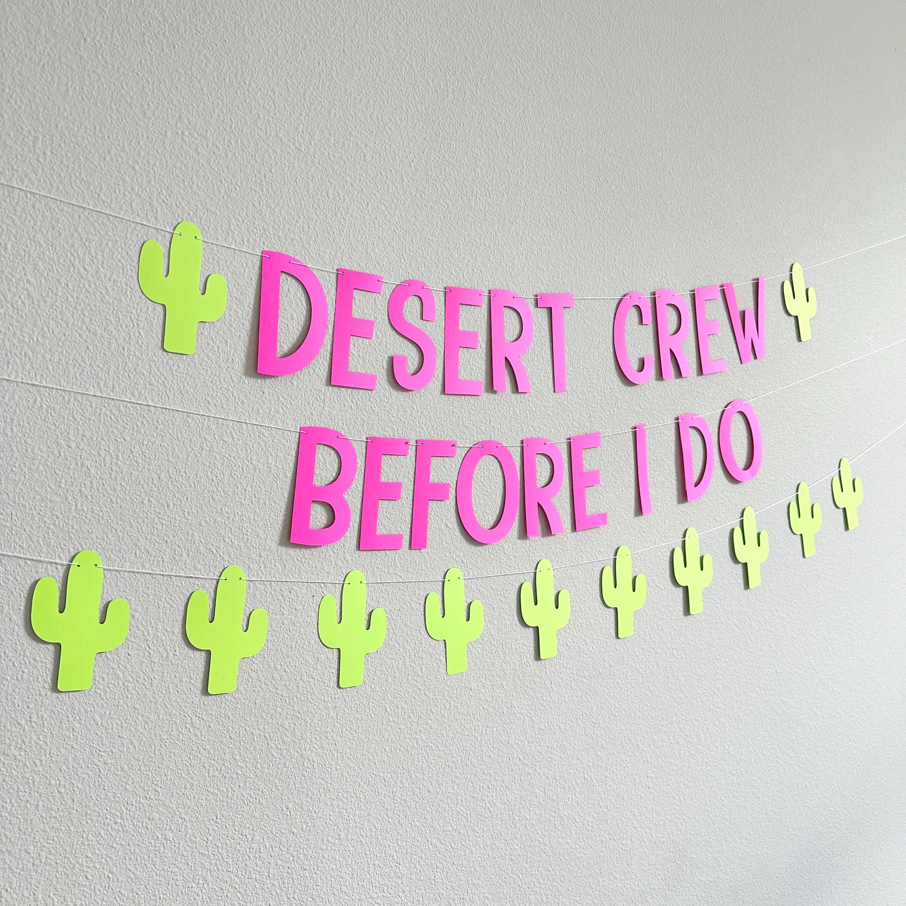 Desert Crew Before I Do, Desert Themed Bachelorette Party, Desert Crew Before I Do Decorations, Desert Bachelorette Party Banner