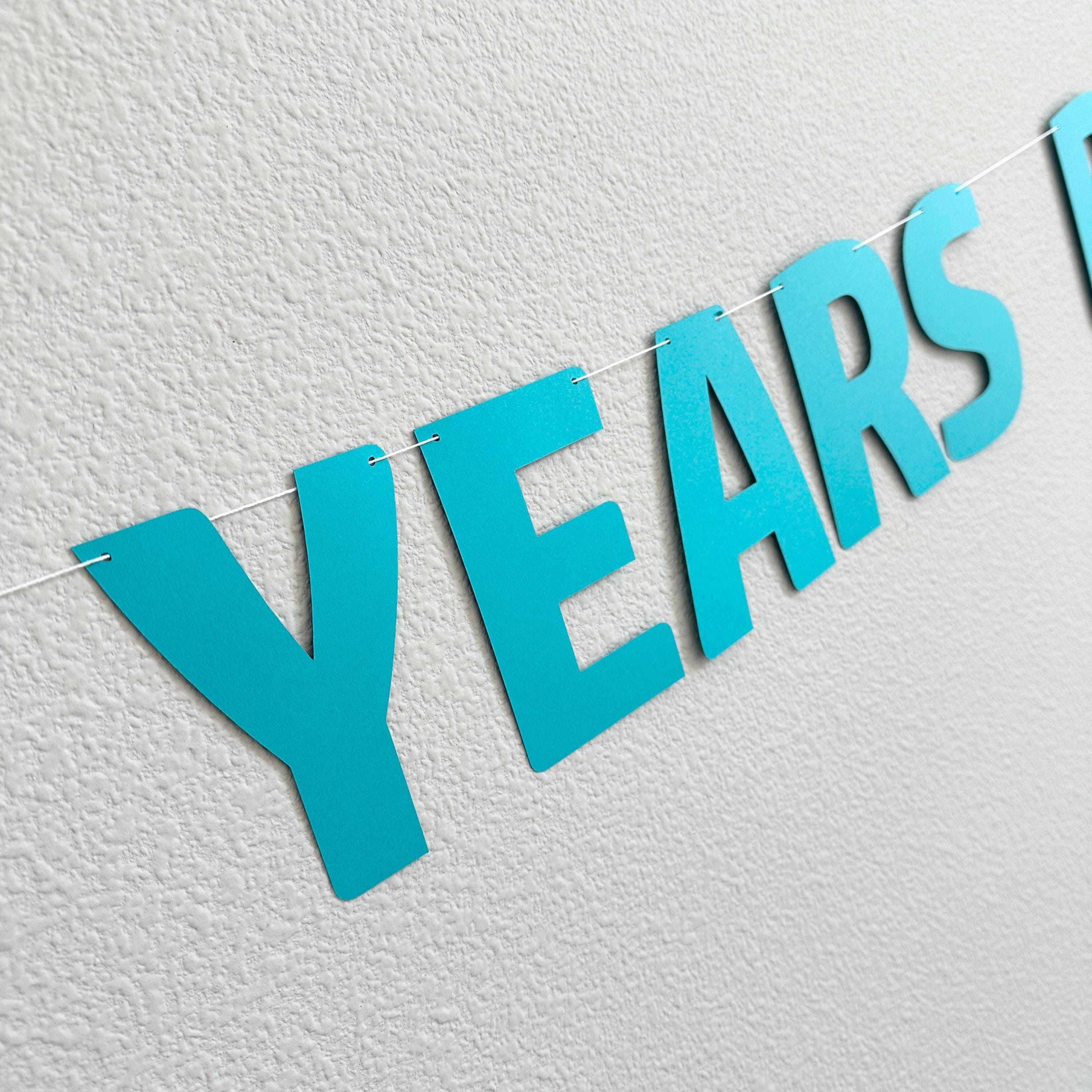 75 Years Blessed, 75th Birthday Banner, Grandparent Birthday Party, Anniversary Party, Blessed Birthday