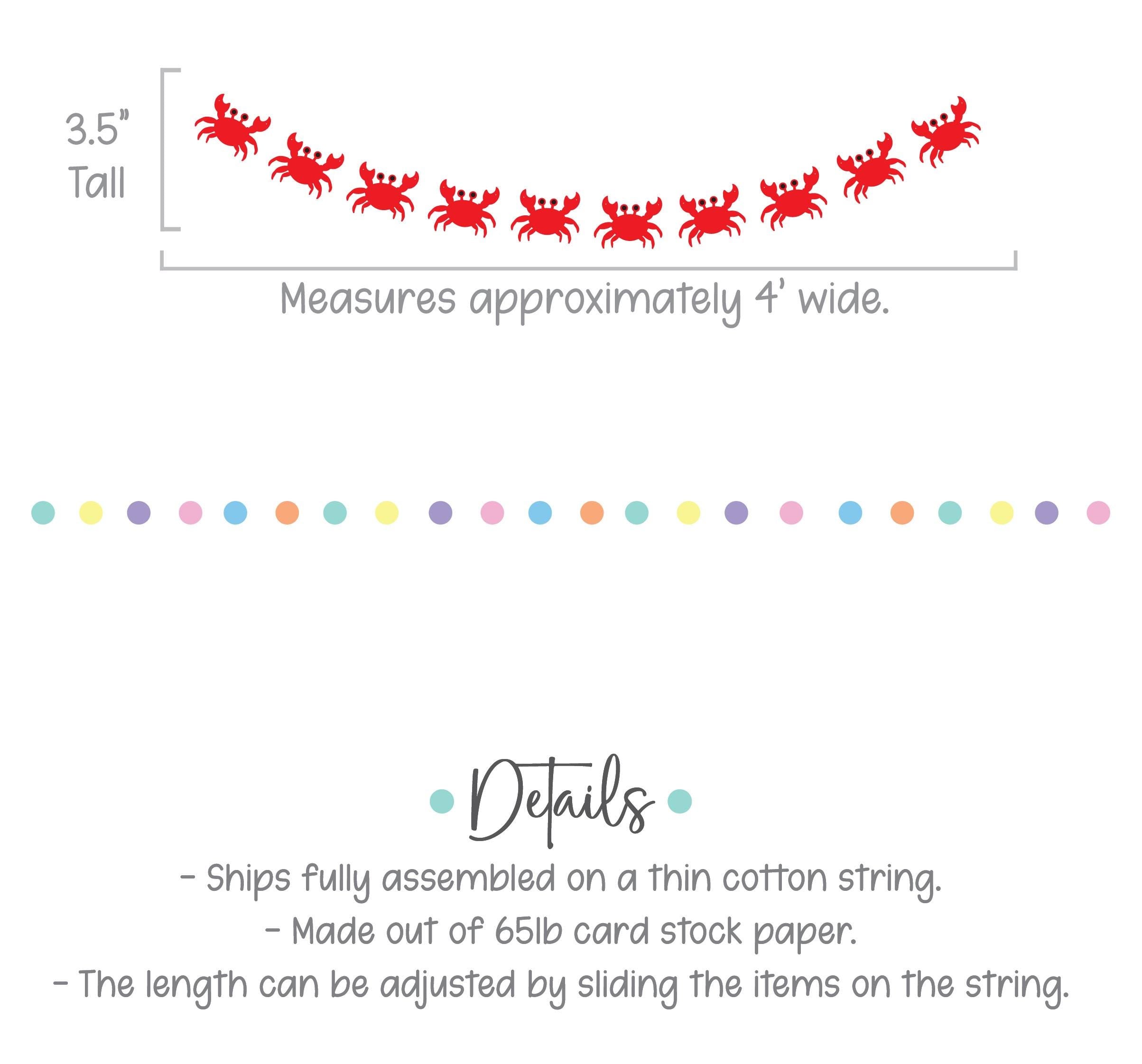 Custom Crab Banner, Crab Theme, Crab Birthday, Crab Party, Crab Decorations, Crab Birthday Party, Custom Crab Themed Banner