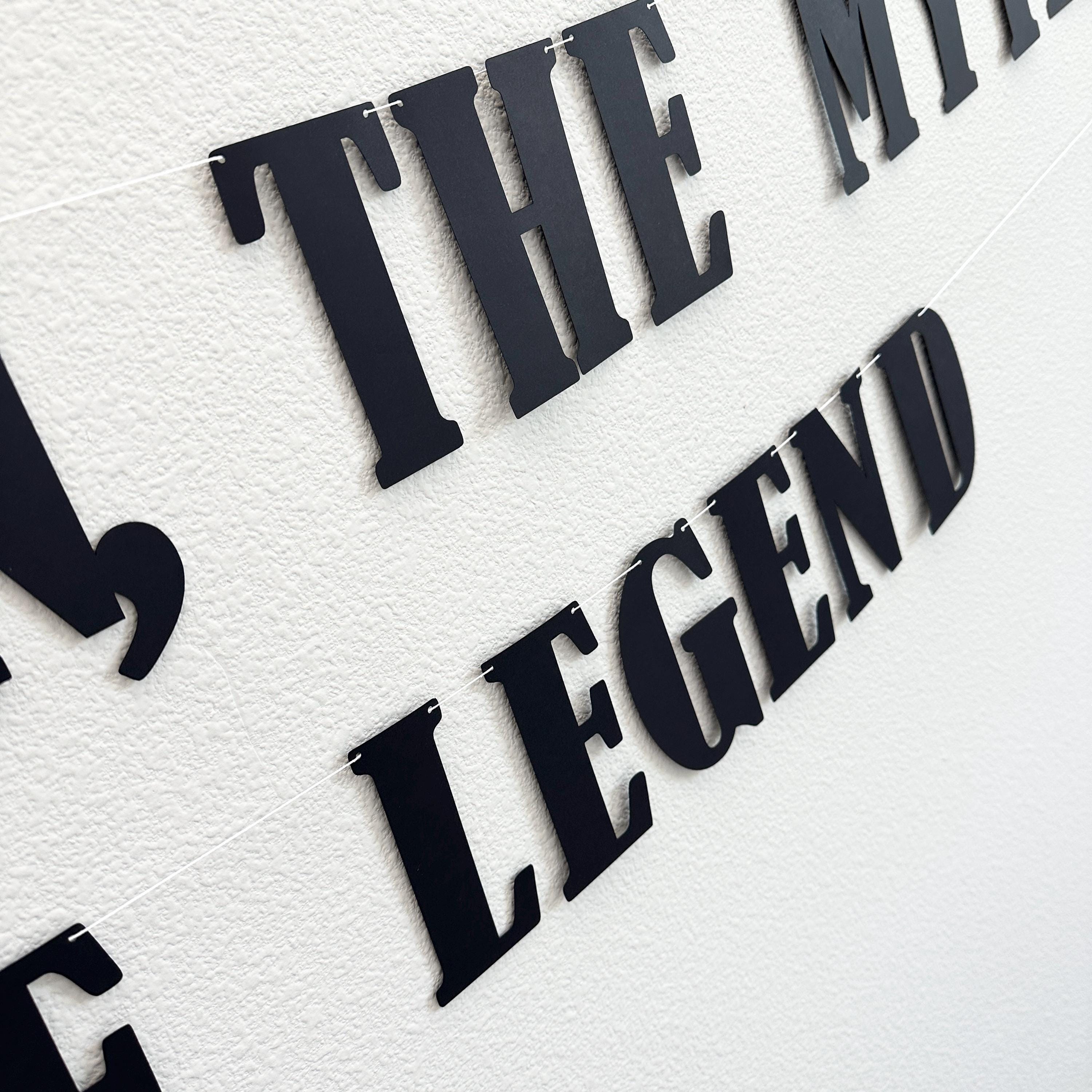 The Man The Myth The Legend, Dad Banner, Dad Baby Shower, The Man The Myth The Legend Decorations