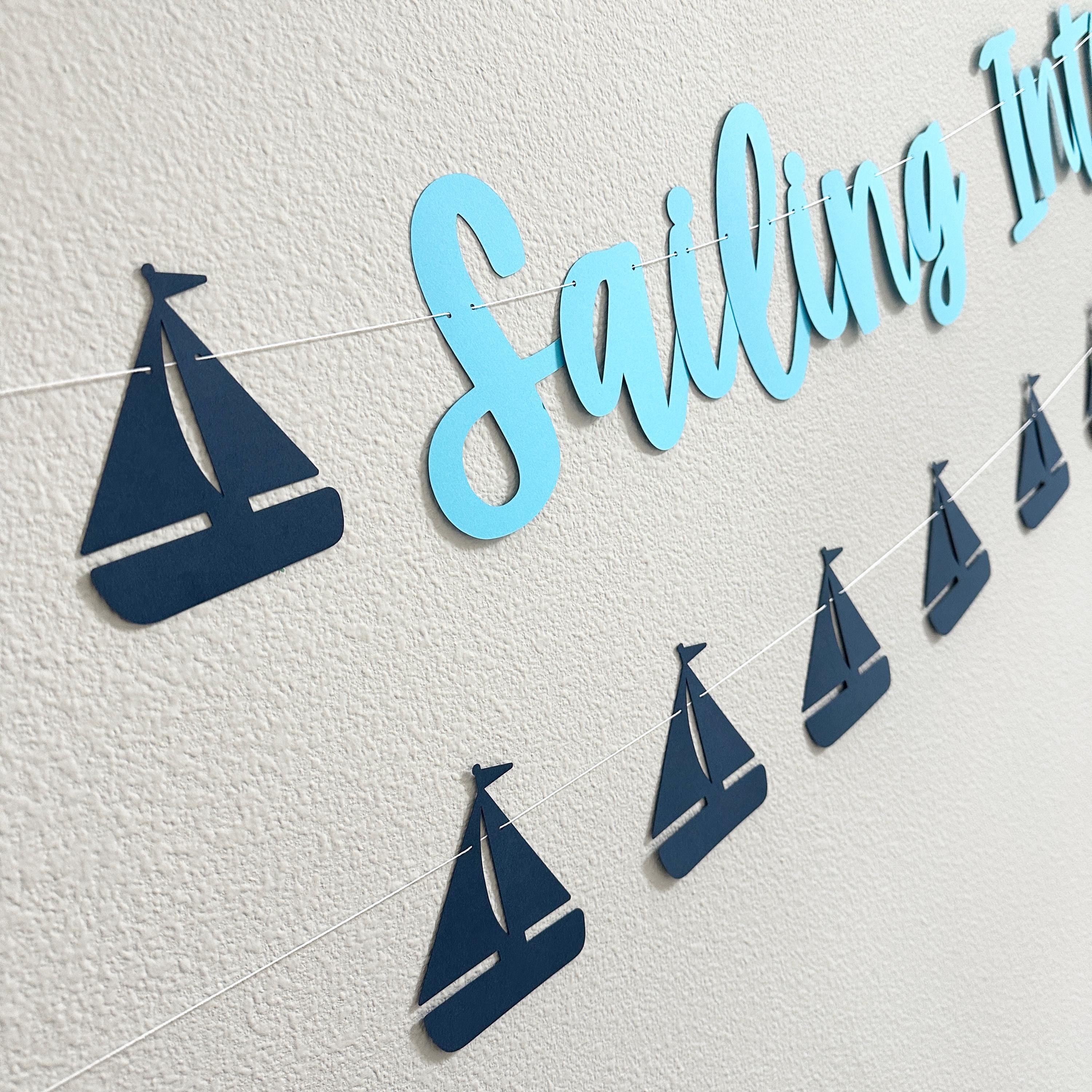 Sailing Into One, 1st Birthday Ideas, 1st Birthday Sailing Theme, Sailing Into One Decorations, Sailboat 1st Birthday Party Decorations