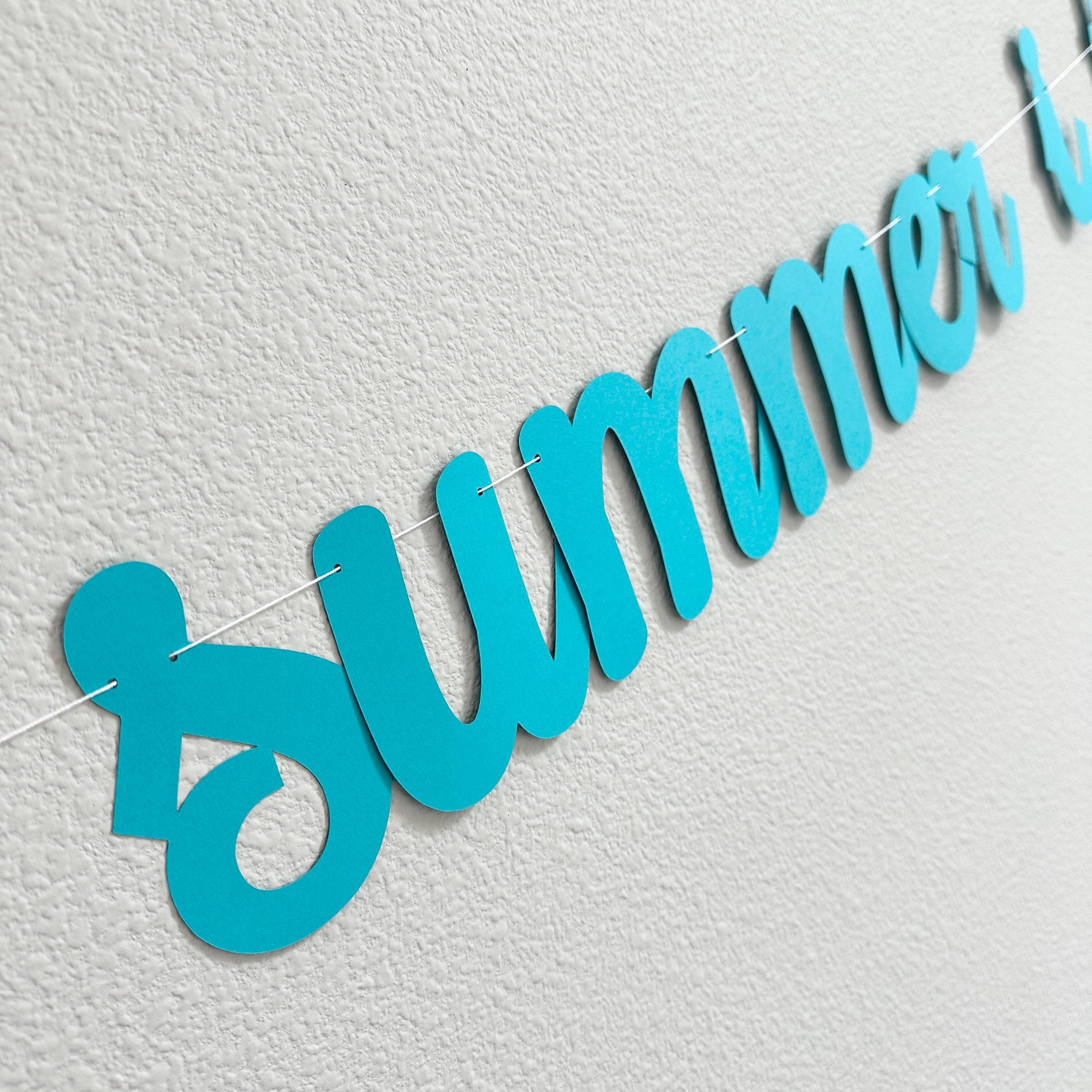 The Summer I Turned 13, 13th Birthday Party, Summertime Birthday Banner, Summer Birthday Decorations, The Summer I Turned 13 Banner