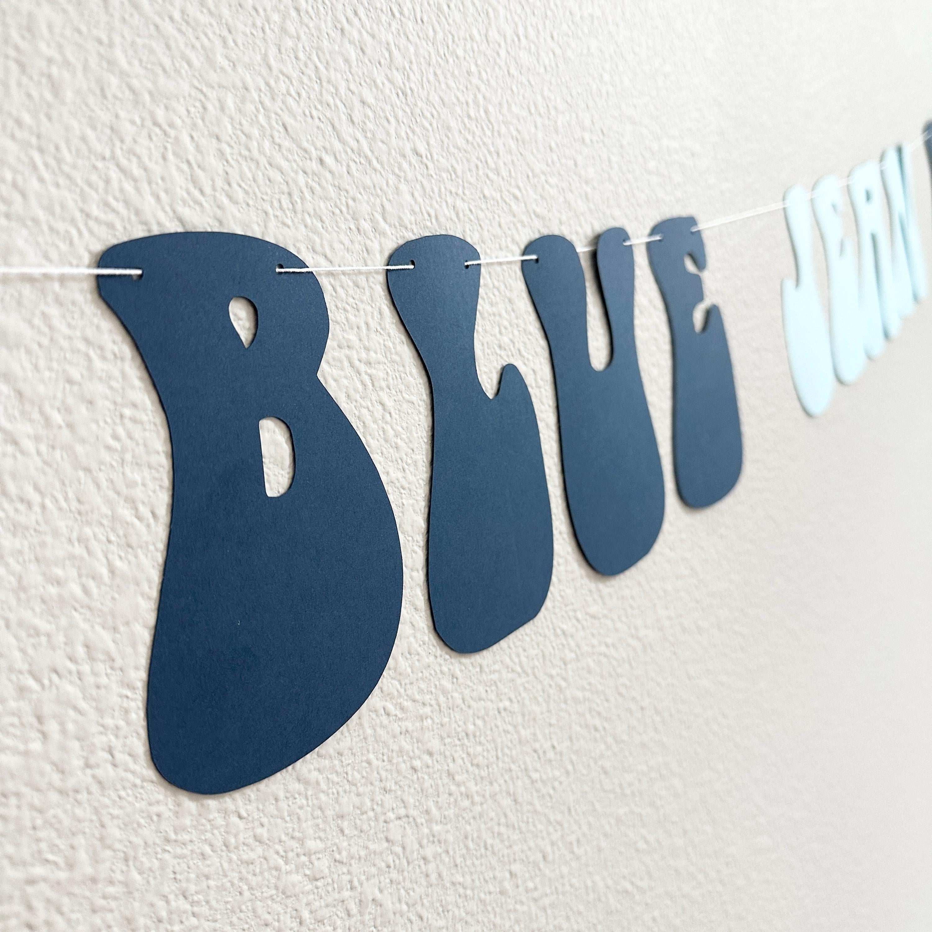 Blue Jean Baby, Blue Jean Baby Shower Theme, Denim Baby Shower Decorations, Baby Shower Ideas, Blue Jean Baby Banner Decorations