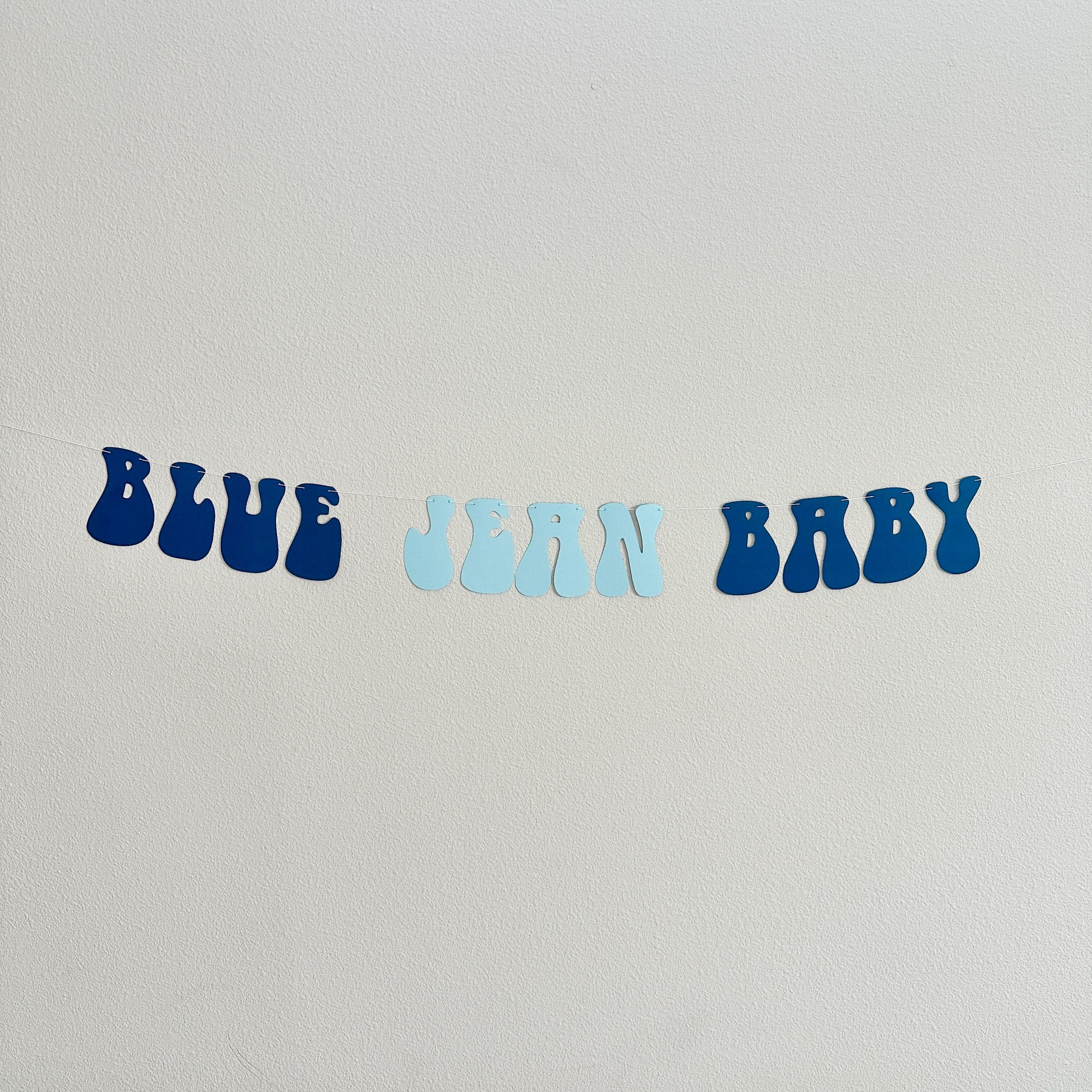 Blue Jean Baby, Blue Jean Baby Shower Theme, Denim Baby Shower Decorations, Baby Shower Ideas, Blue Jean Baby Banner Decorations