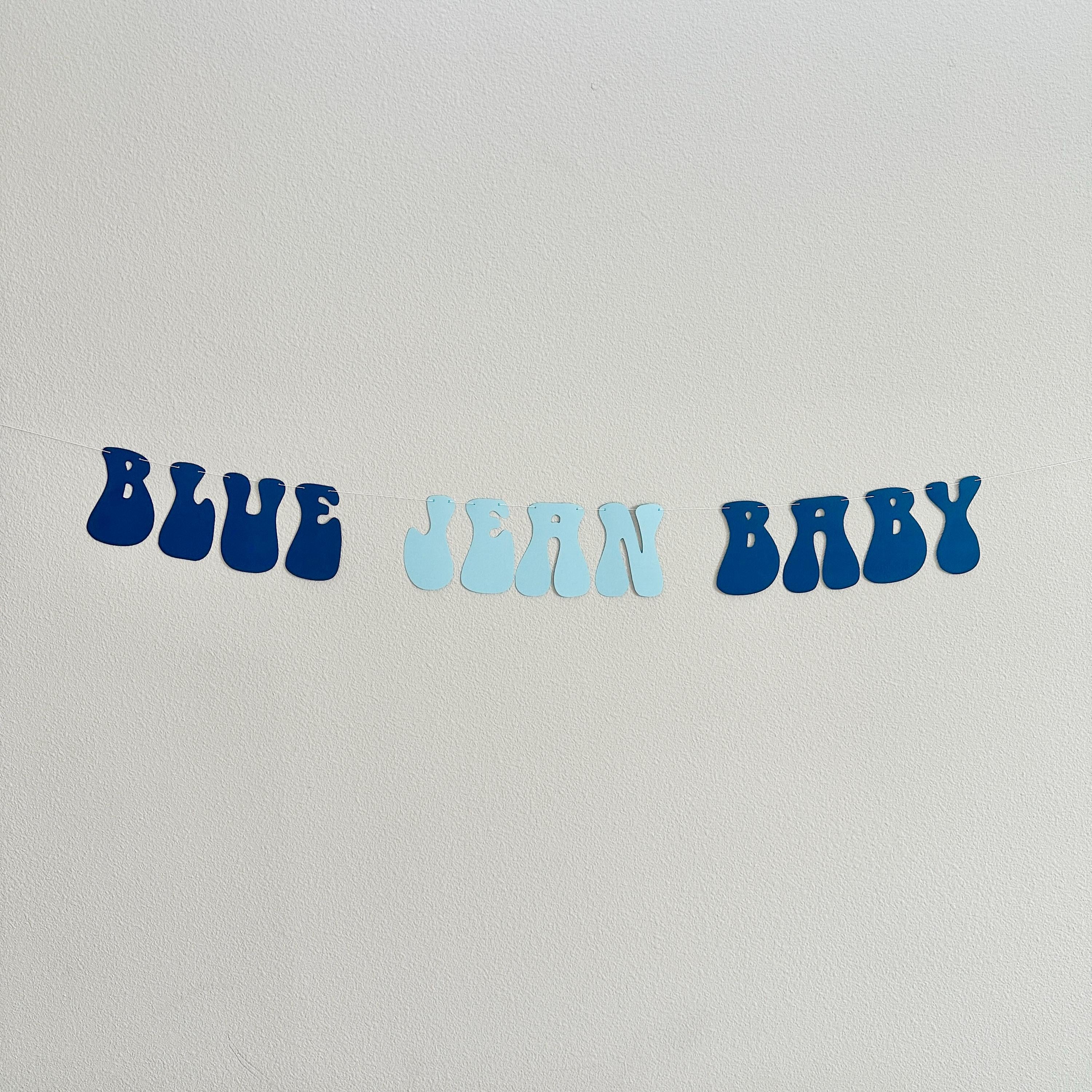 Blue Jean Baby, Blue Jean Baby Shower Theme, Denim Baby Shower Decorations, Baby Shower Ideas, Blue Jean Baby Banner Decorations