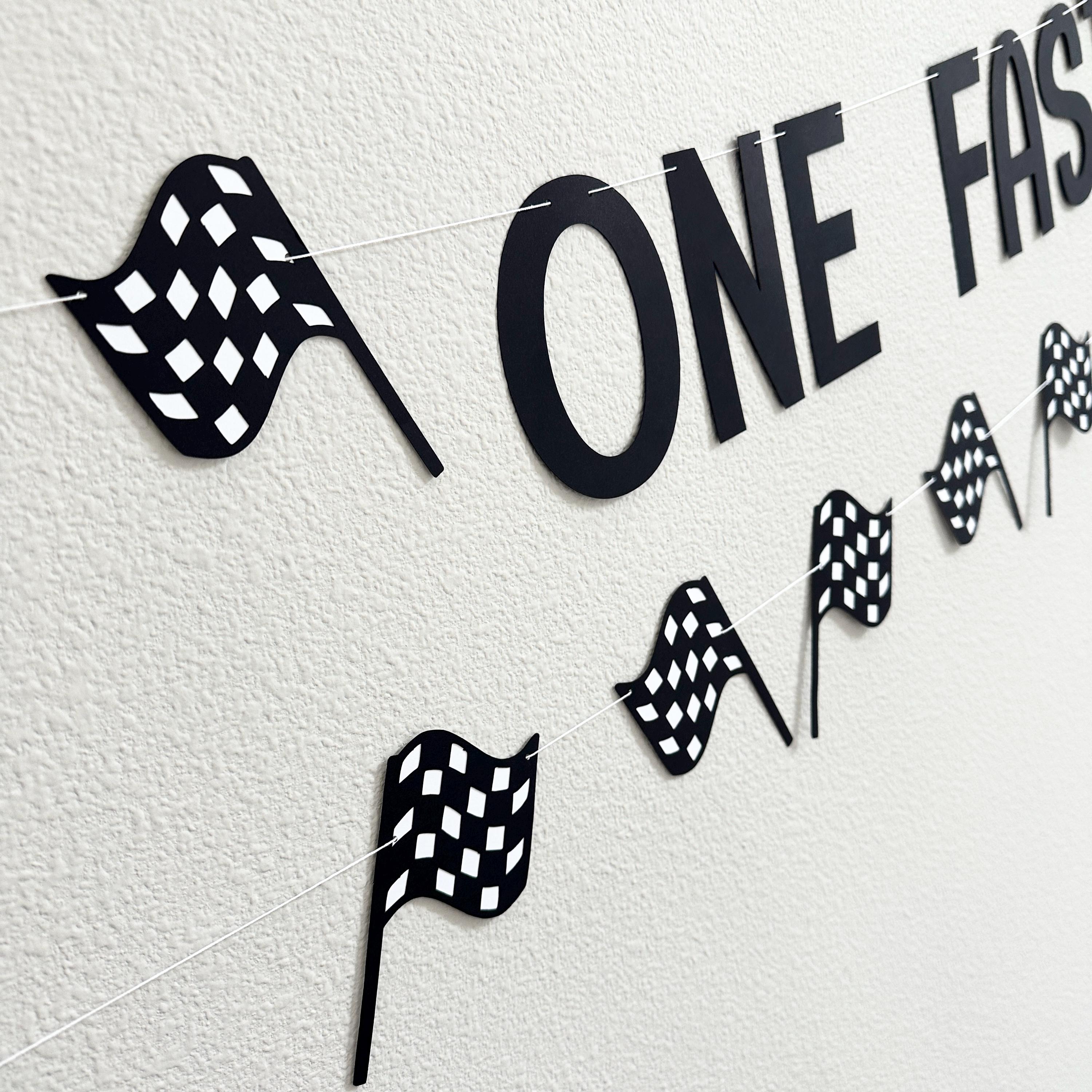 One Fast Race, 1st Birthday Decorations, Racing Themed First Birthday Party, Race Car 1st Birthday, Racing Birthday Party Decorations