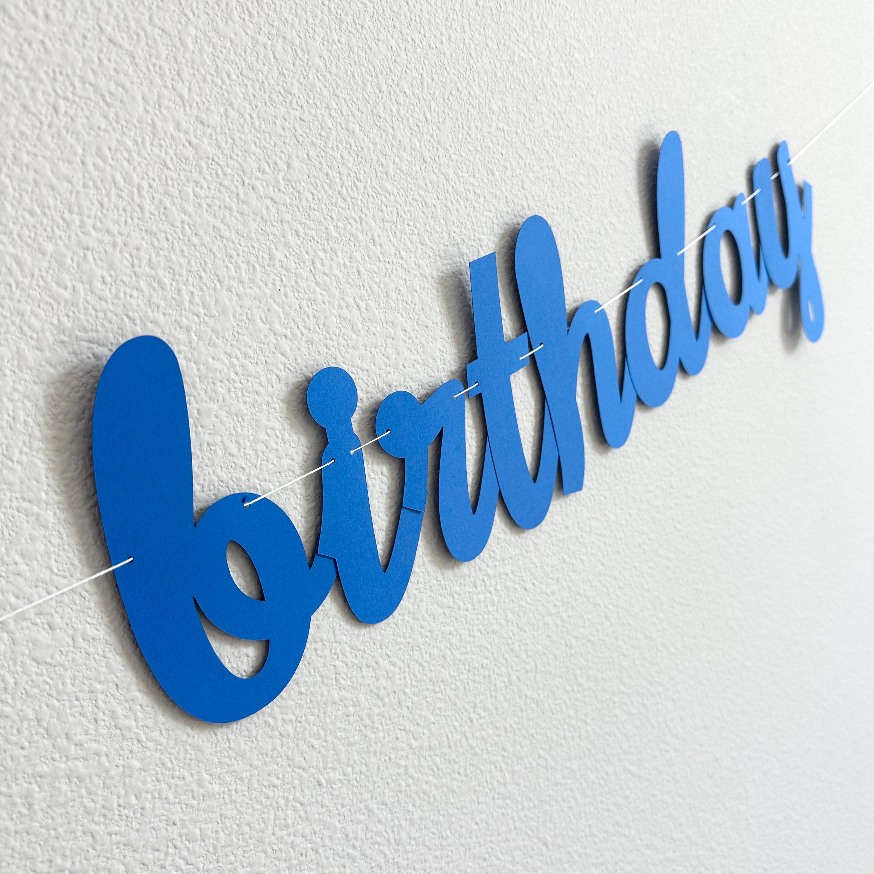 Happy 70th Birthday Banner, 70th Birthday Party Decorations, Cursive Birthday Banner, 70th Birthday Banner, 70th Birthday Celebration