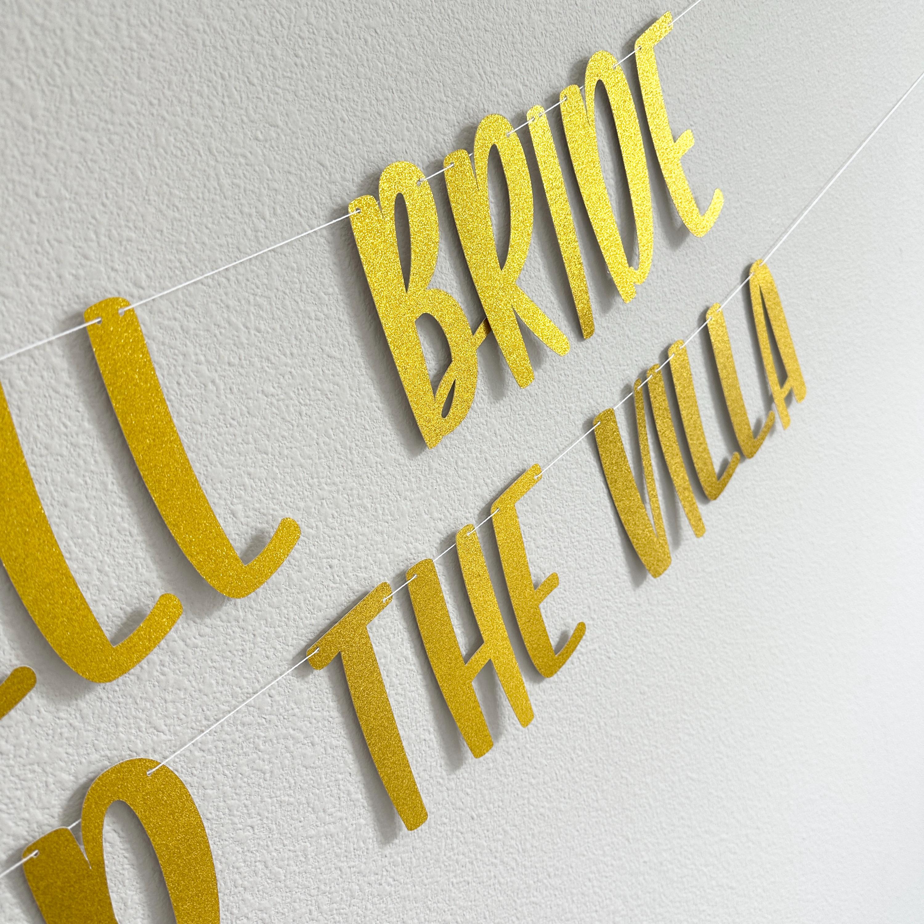 A Bombshell Bride Has Entered The Villa, Bombshell Bride, Bridal Shower Theme Ideas, Bachelorette Decorations, Bachelorette Theme Ideas