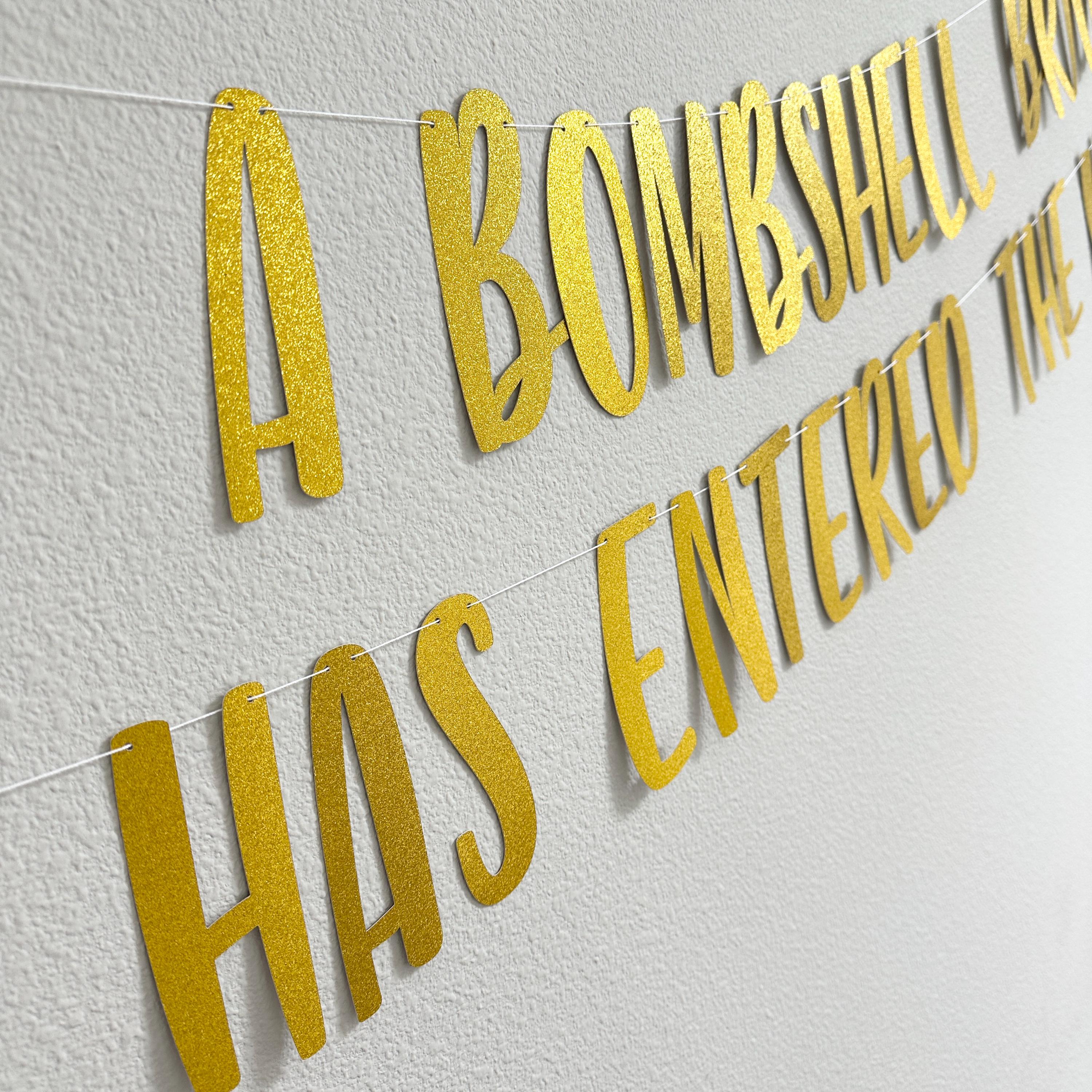 A Bombshell Bride Has Entered The Villa, Bombshell Bride, Bridal Shower Theme Ideas, Bachelorette Decorations, Bachelorette Theme Ideas