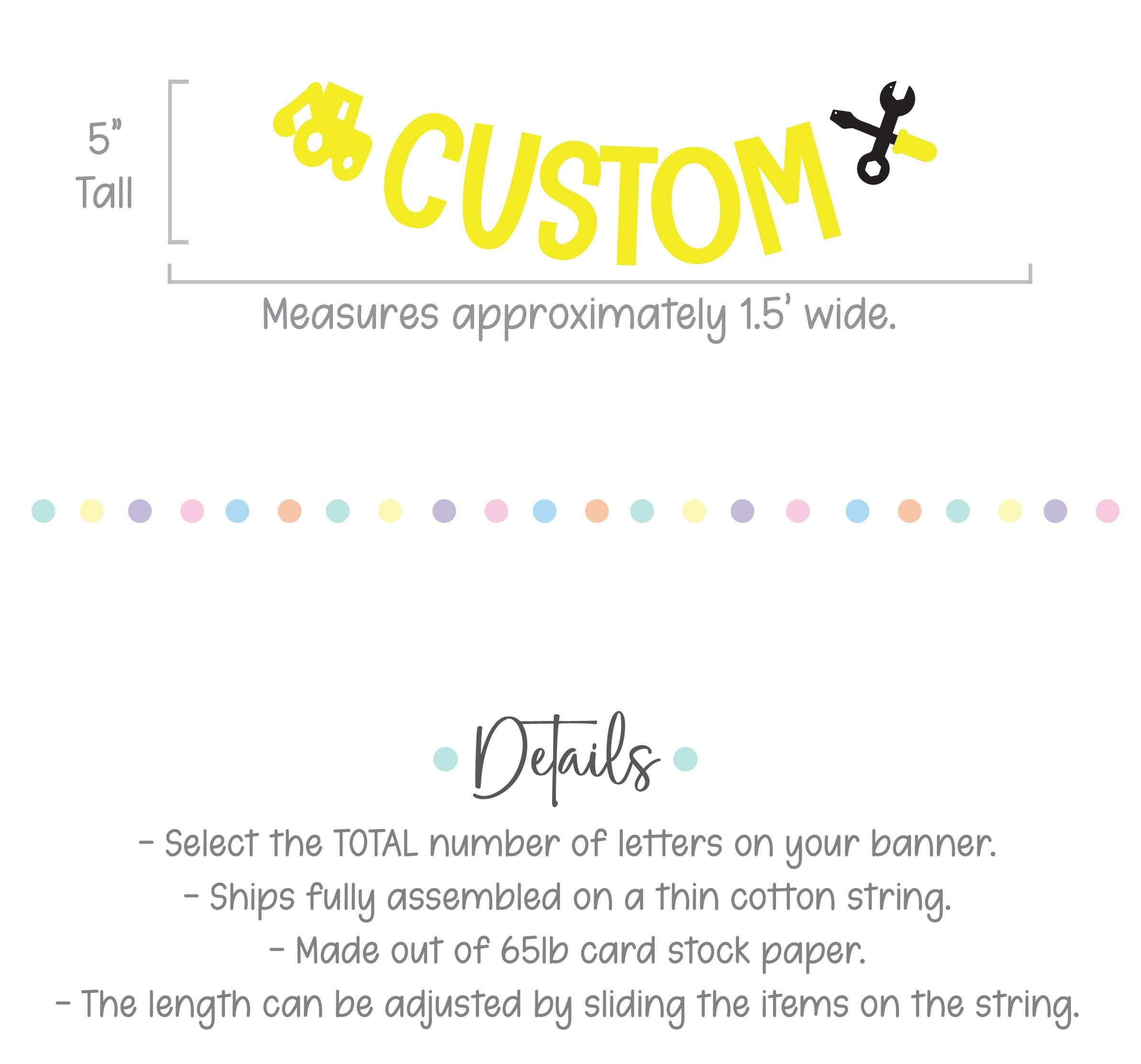 Custom Construction Banner, Construction Theme, Construction Decorations, Construction Birthday, Construction Party Sign