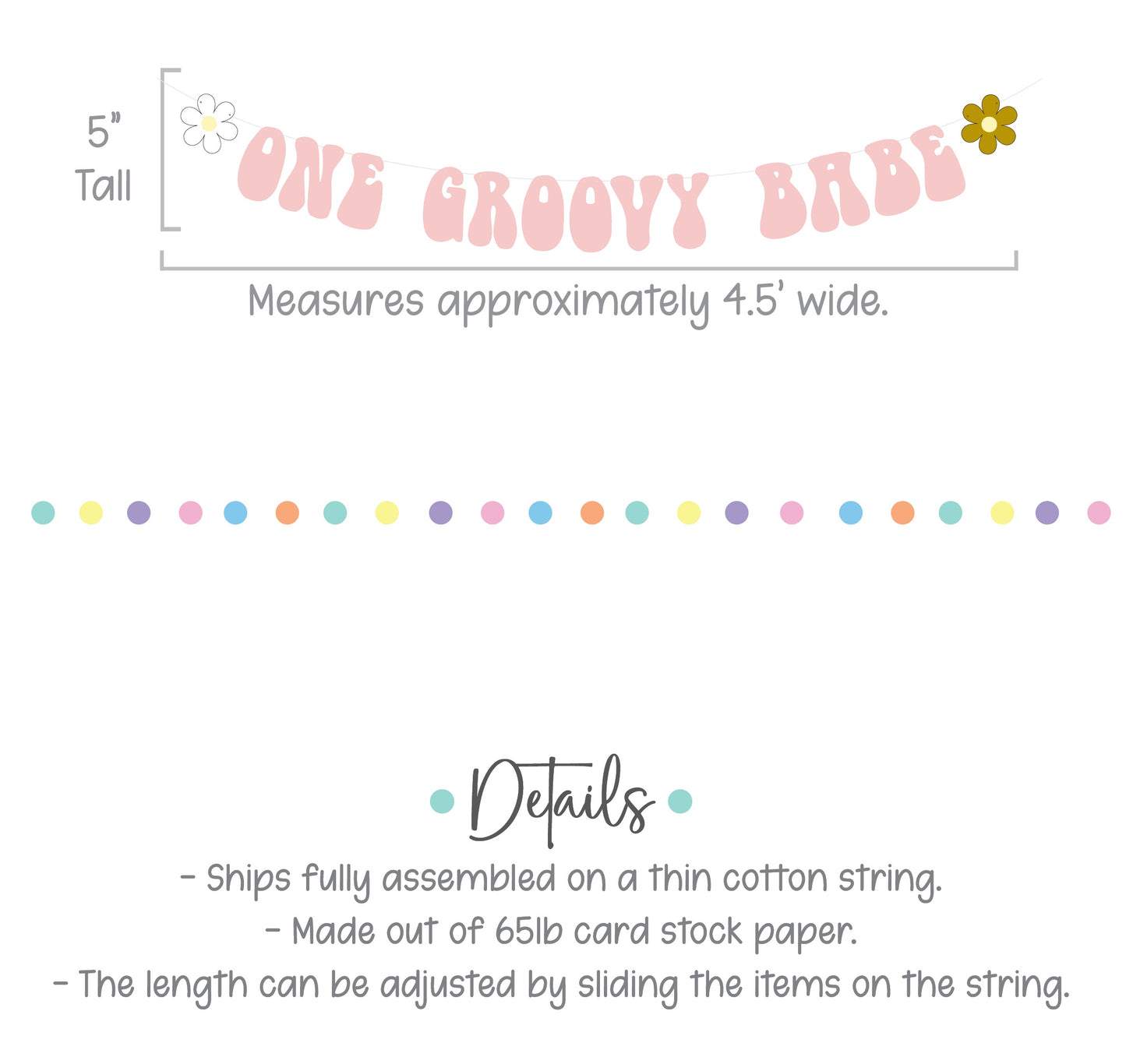 One Groovy Babe Party Set