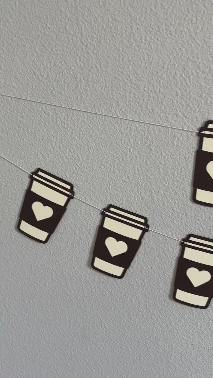 Custom Coffee Banner, Custom Retro Coffee Banner, Coffee Decorations, Coffee Birthday, Coffee Bachelorette Party Decorations, Espresso Party