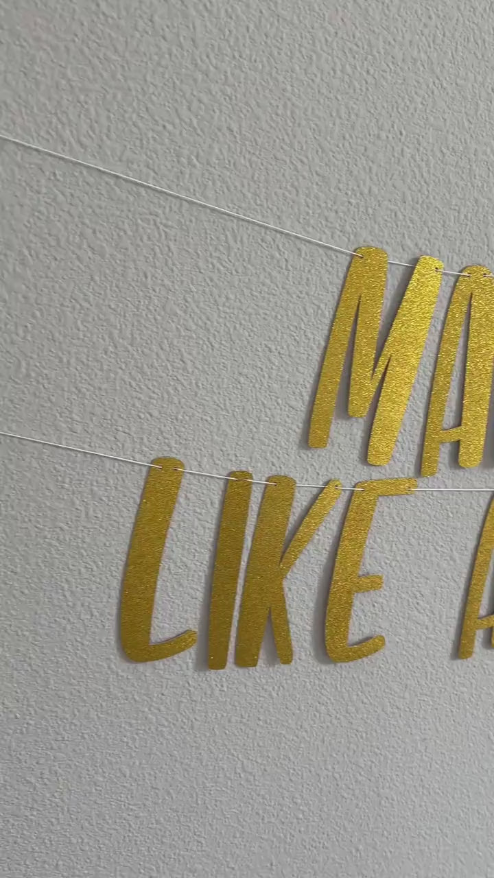 Man I Feel Like A Bride Banner, Nashville Bachelorette, Austin Bachelorette, Bachelorette Party Decorations, Man I Feel Like A Bride