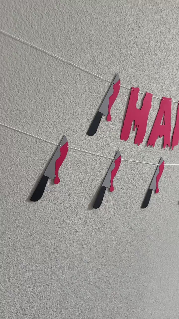 Halloween Birthday Banner, October Birthday Party Decorations, Halloween Themed Birthday Banner, Custom Halloween Decorations