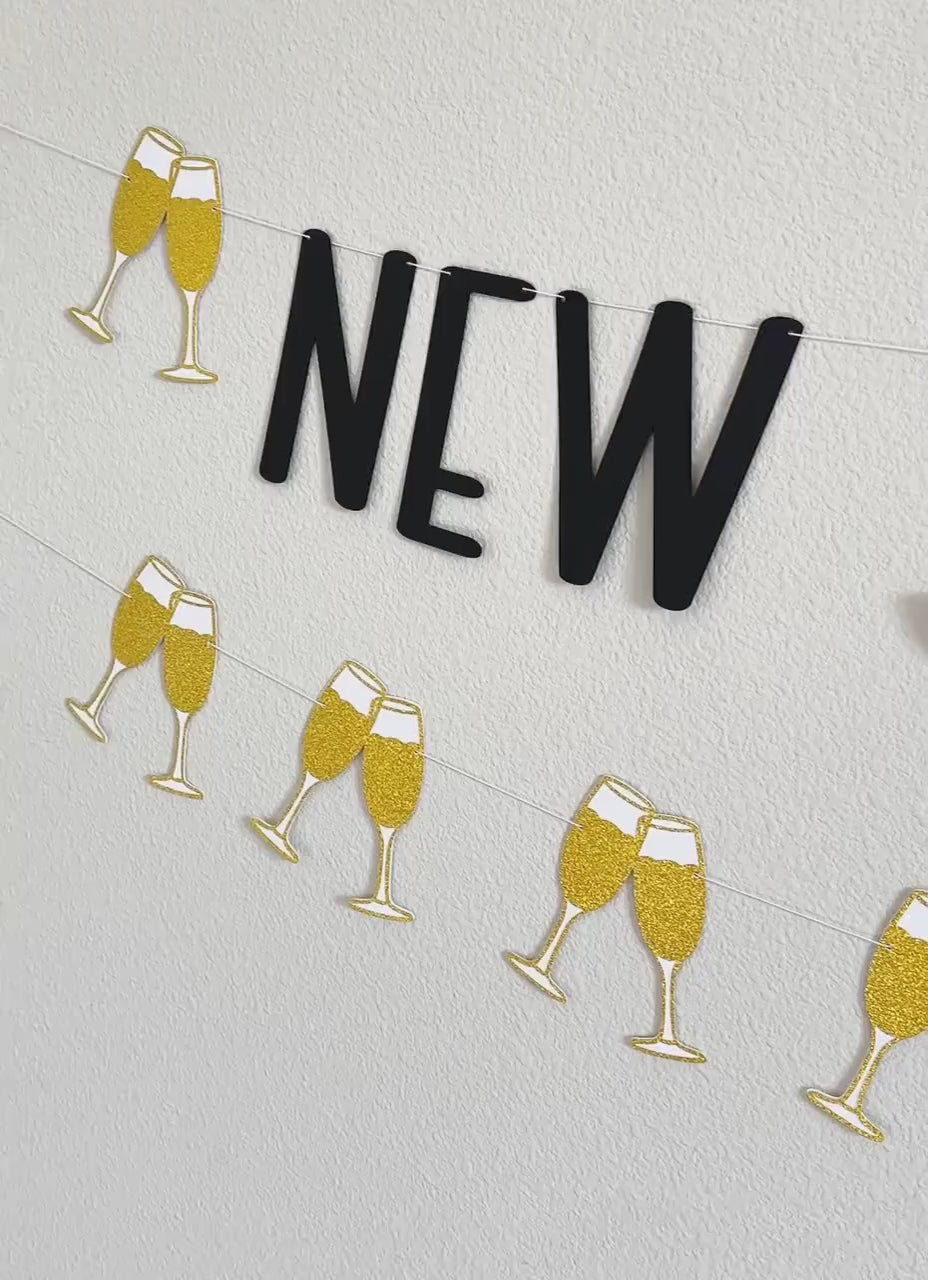 New Year New Me, New Year New Me Banner, New Year New Me Decorations, New Years Eve Decorations, New Years 2024