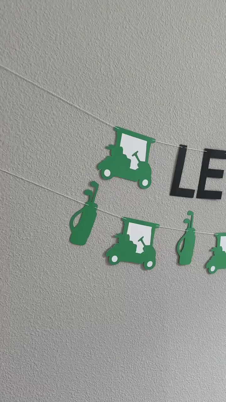 Let&#39;s ParTee, Let&#39;s Par Tee Banner, Golf Decorations, Golf Birthday Decorations, Golf Party, Golf Birthday Party