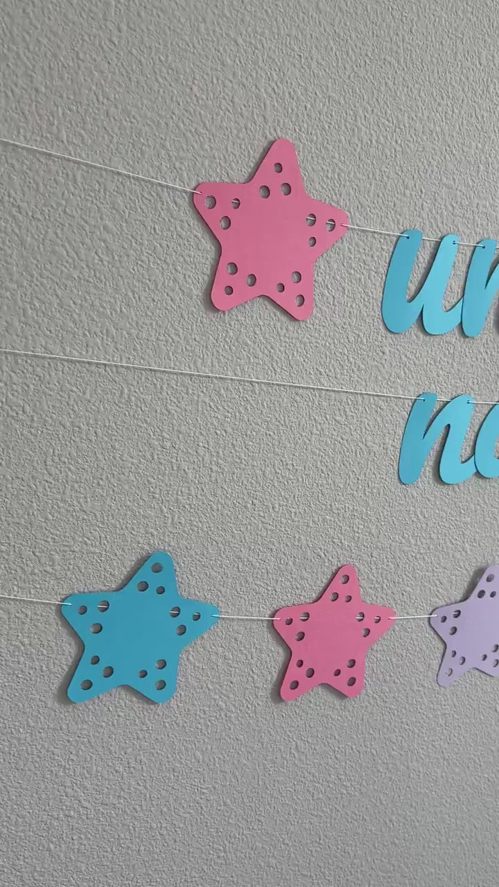 Under The Sea Name Is Three, Ocean Themed 3rd Birthday, 3rd Birthday Decorations, Under The Sea Birthday Party Decorations