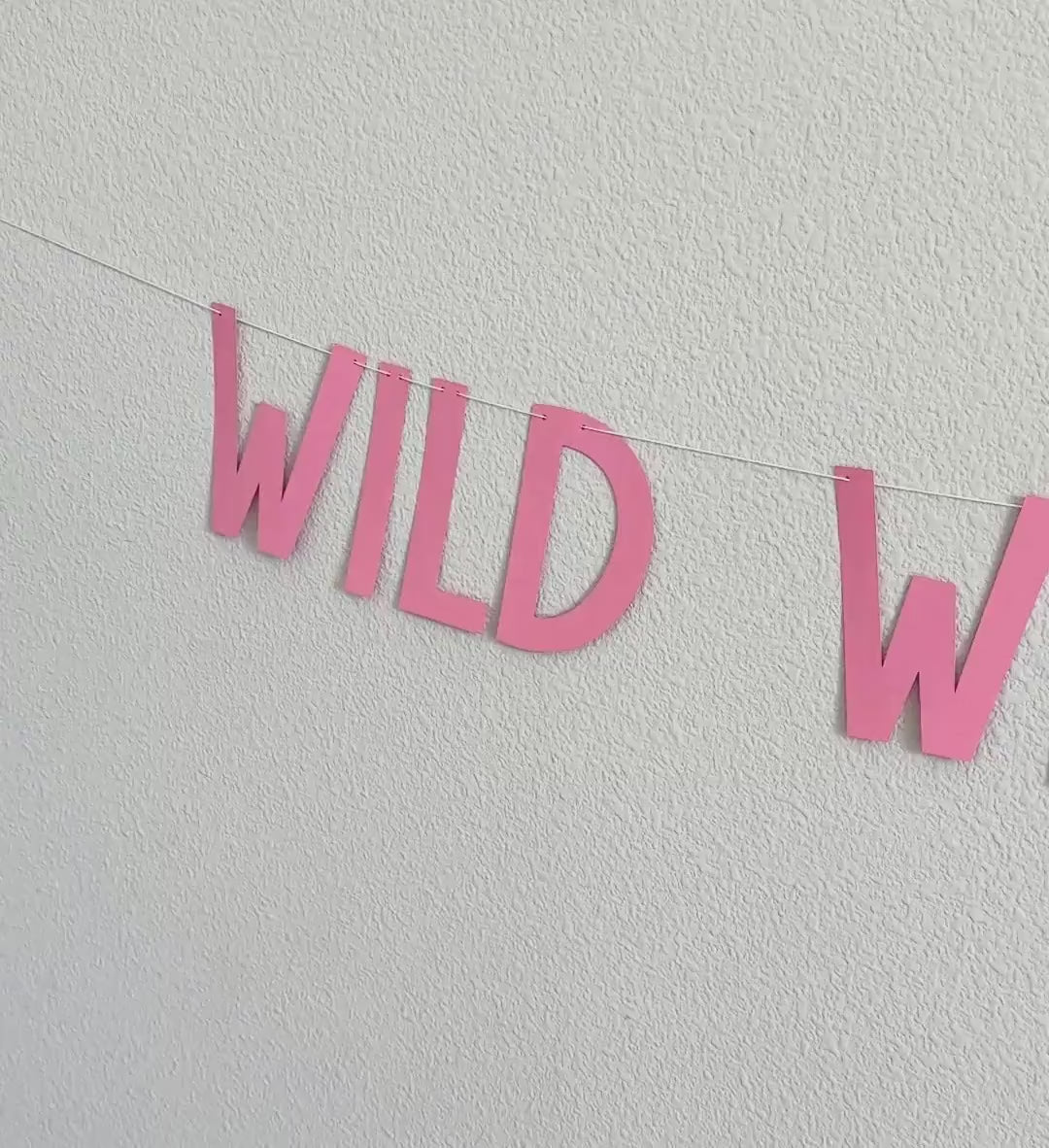 Wild Wild Wifey Banner for Bachelorette Party Decoration, Rustic Bridal Shower Sign, Fun Wedding Photo Prop, Boho Bride-to-Be Accessory