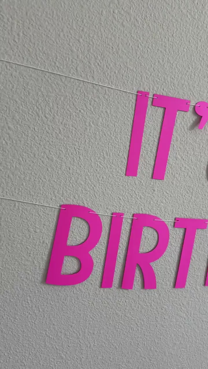 It&#39;s Me Hi I&#39;m The Birthday Girl It&#39;s Me, Birthday Girl Banner, Birthday Decorations, Girl Birthday Ideas, Girl Birthday Party Theme