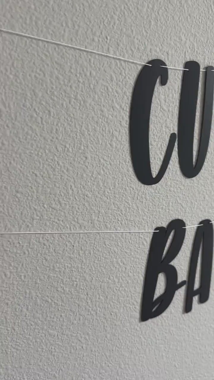 Custom Banner, Custom Black Banner, Customizable Banner, Custom Fun Font Banner, Custom Sign, Black Banner