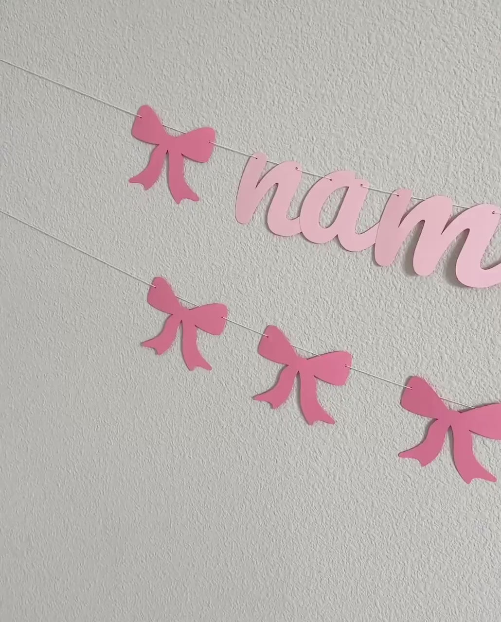 Name Is Two Cute, Two Cute Decorations, 2nd Birthday Party Banner, Coquette Themed 2nd Birthday Decorations, Two Cute