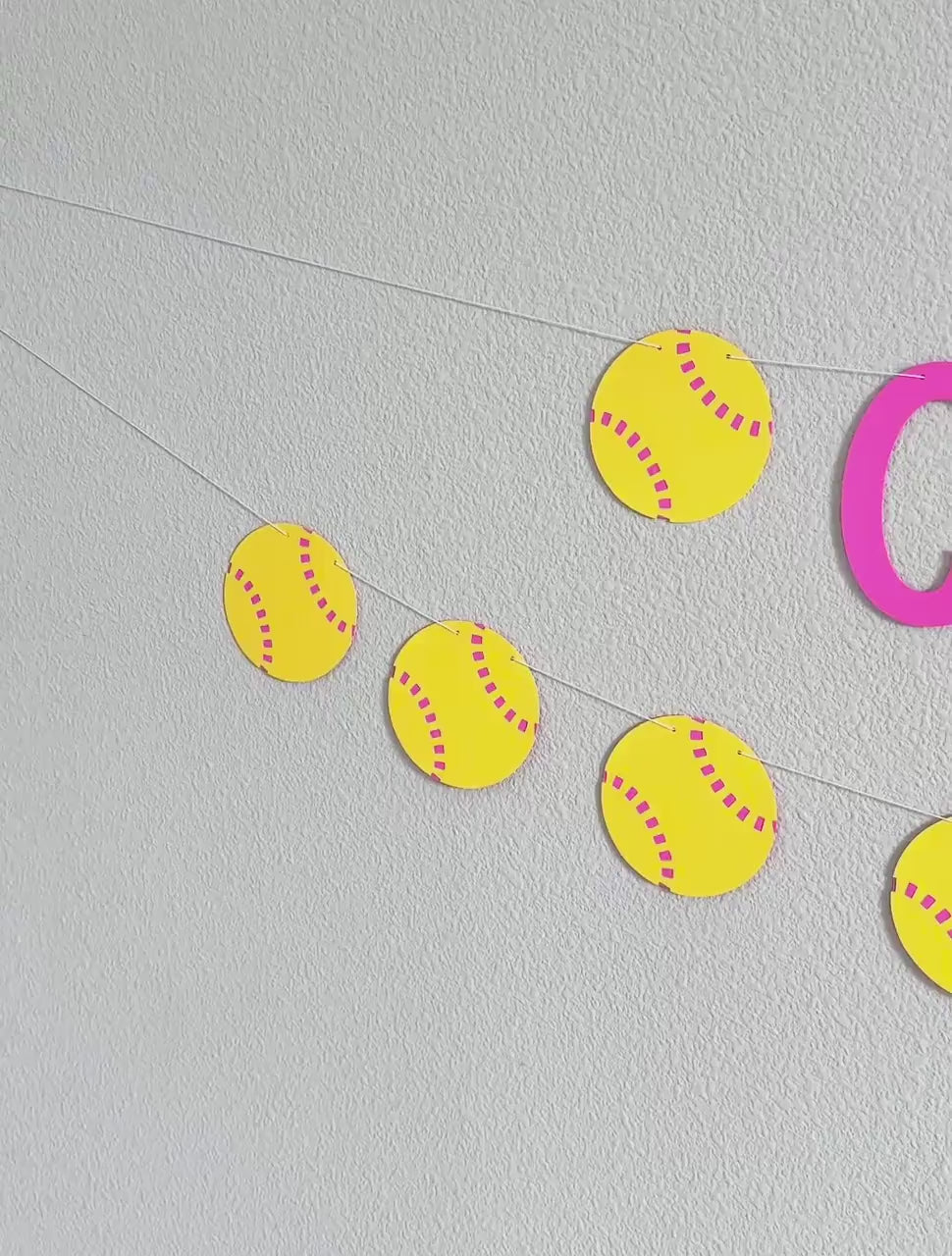 Custom Softball Banner, Softball Party Decorations, Softball Theme, Softball Birthday, Softball Design, Softball Players, Softball Coach
