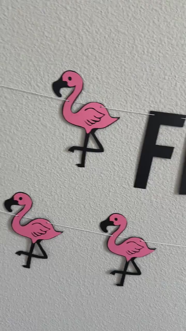 Flocking 25 Years, Workiversary Party Decorations, Anniversary Decorations, Workiversary Celebration, Flamingo Anniversary Party