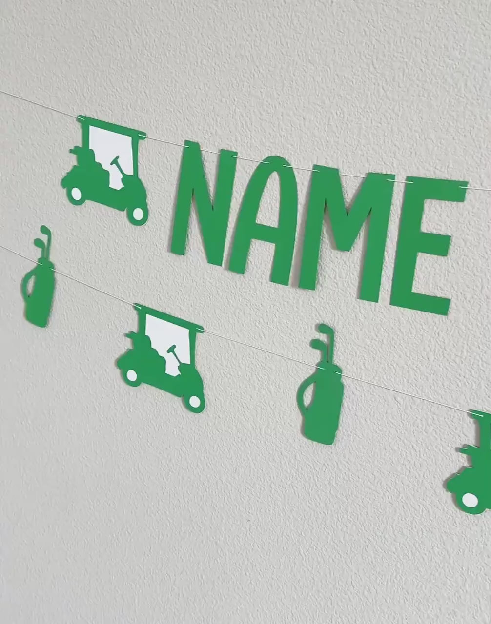 Name Is Sixtee Five, 65th Birthday Banner, Golf Themed Birthday Banner, 65th Birthday Ideas, Men&#39;s 60s Birthday Theme Ideas, Golf Birthday